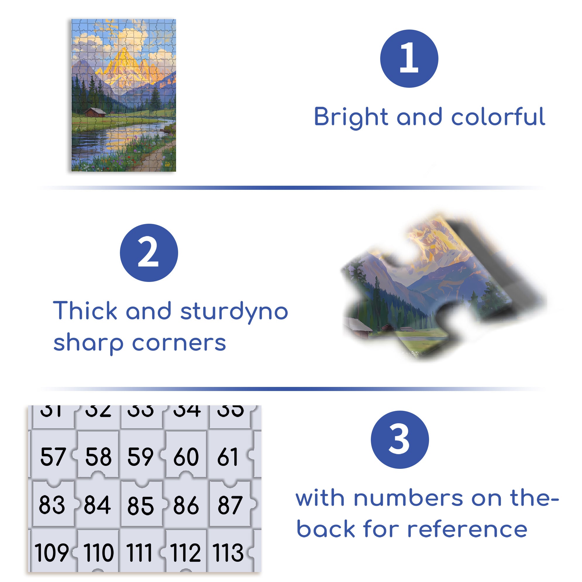 Morning Glow 500pcs/1000pcs Jigsaw Puzzle, Scratch-Resistant, Interactive Family Game & Brain-Boosting DIY Decor, Perfect for Halloween, Christmas & New Year Gifts, Family Puzzle Game