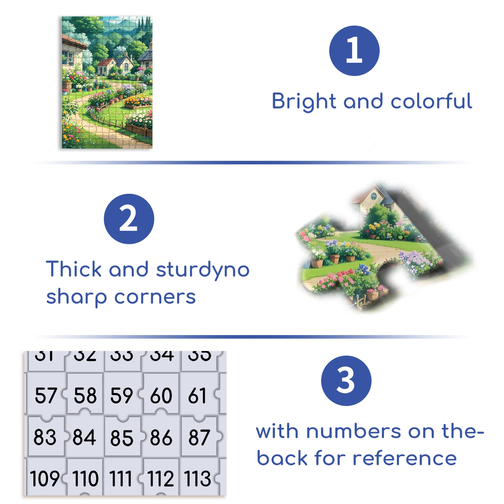 Quiet Little Village 500pcs/1000pcs Jigsaw Puzzle, Scratch-Resistant, Interactive Family Game & Brain-Boosting DIY Decor, Perfect for Halloween, Christmas & New Year Gifts, Family Puzzle Game