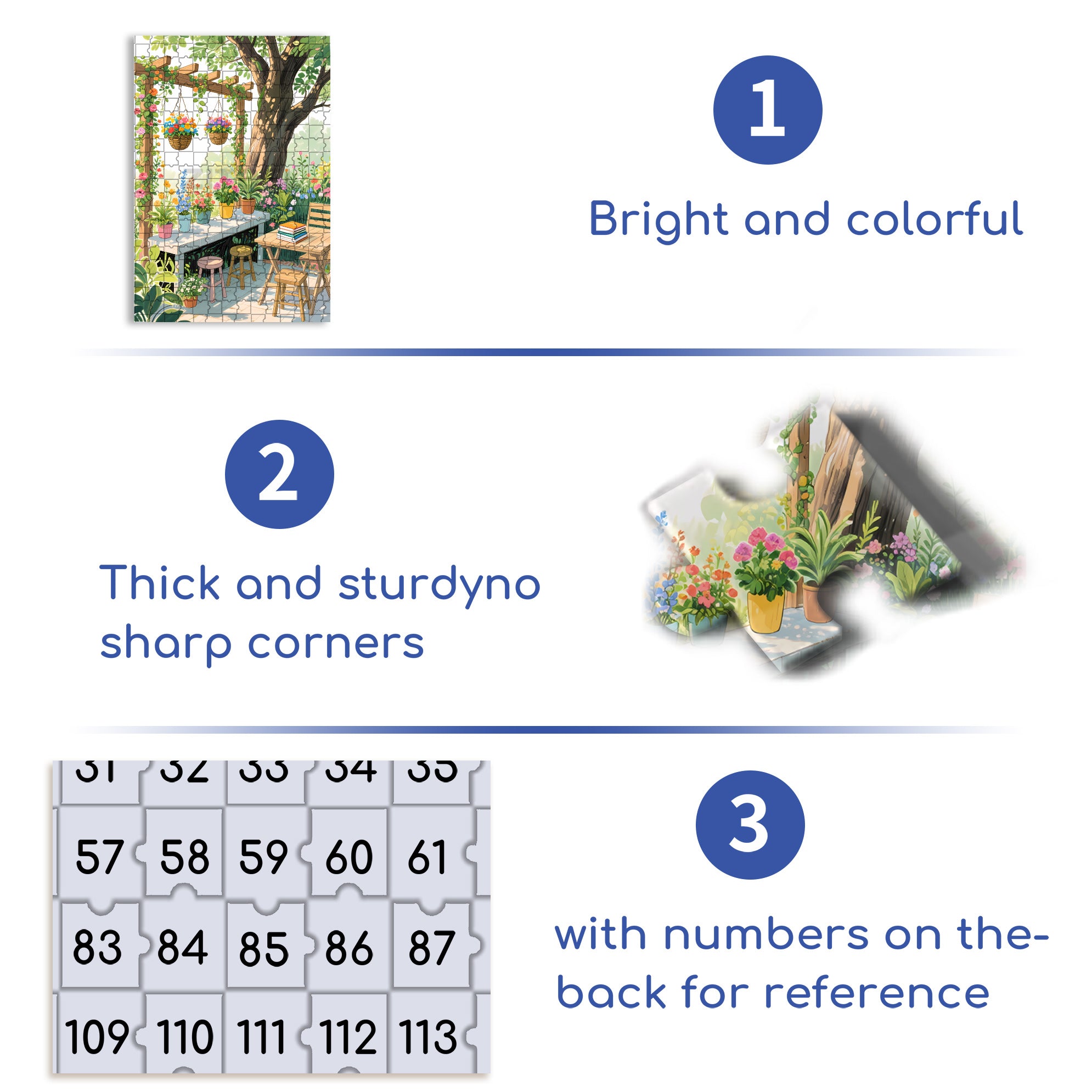 Spring In The Garden 500pcs/1000pcs Jigsaw Puzzle, Scratch-Resistant, Interactive Family Game & Brain-Boosting DIY Decor, Perfect for Halloween, Christmas & New Year Gifts, Family Puzzle Game