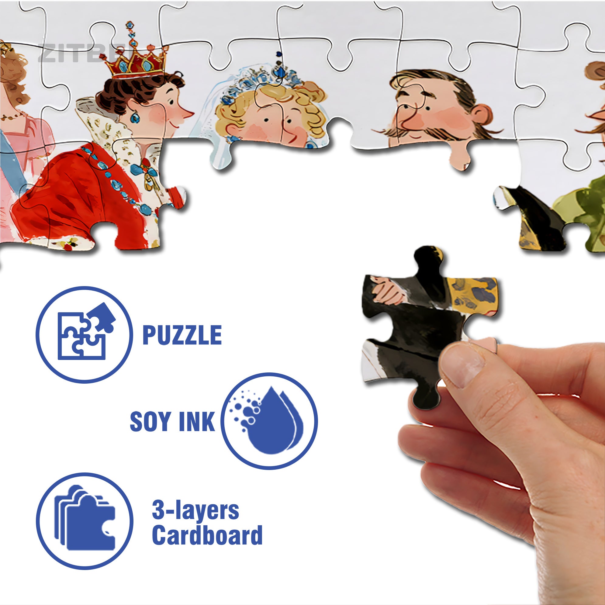 The Day Of Marriage 500pcs/1000pcs Jigsaw Puzzle, Scratch-Resistant, Interactive Family Game & Brain-Boosting DIY Decor, Perfect for Halloween, Christmas & New Year Gifts, Family Puzzle Game