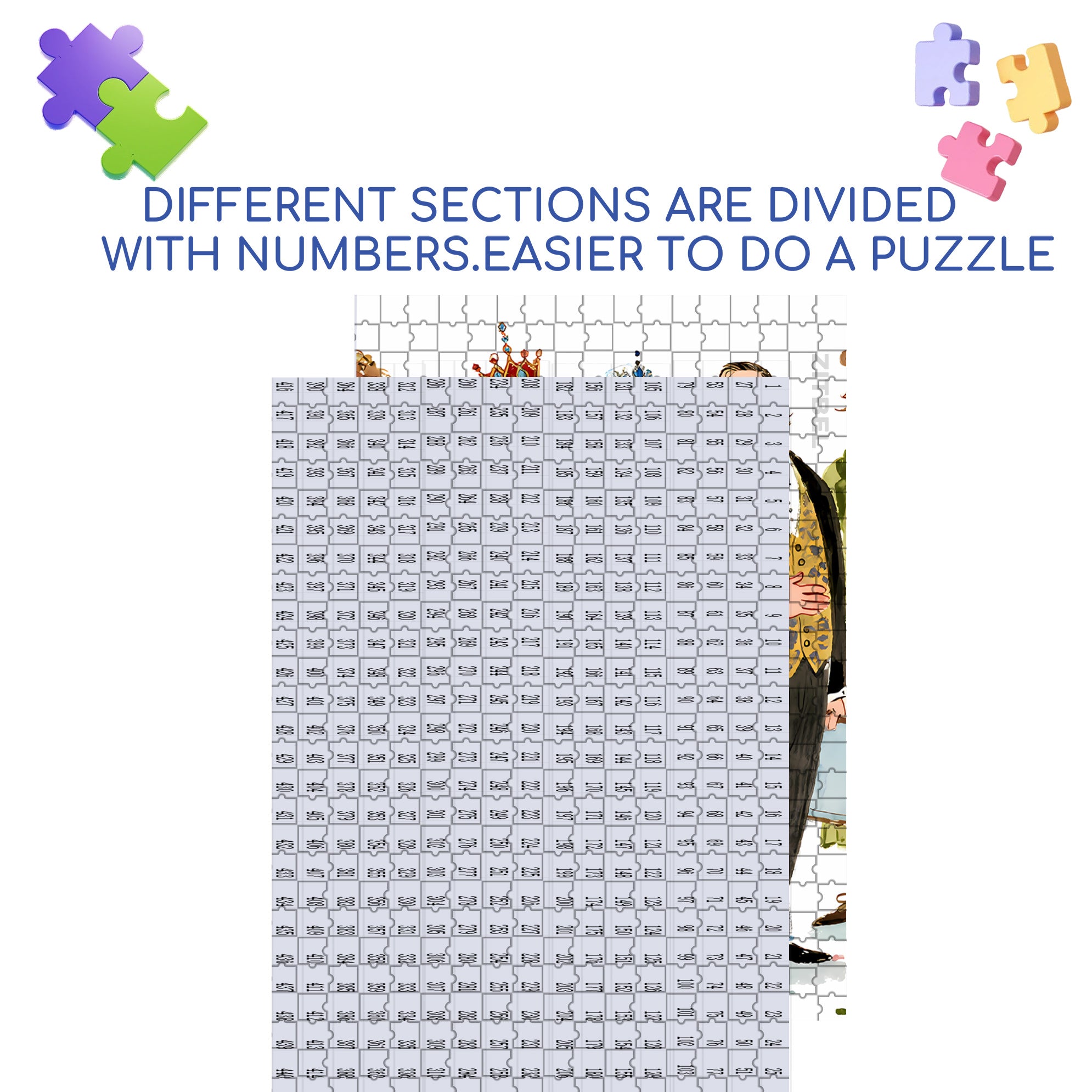 The Day Of Marriage 500pcs/1000pcs Jigsaw Puzzle, Scratch-Resistant, Interactive Family Game & Brain-Boosting DIY Decor, Perfect for Halloween, Christmas & New Year Gifts, Family Puzzle Game
