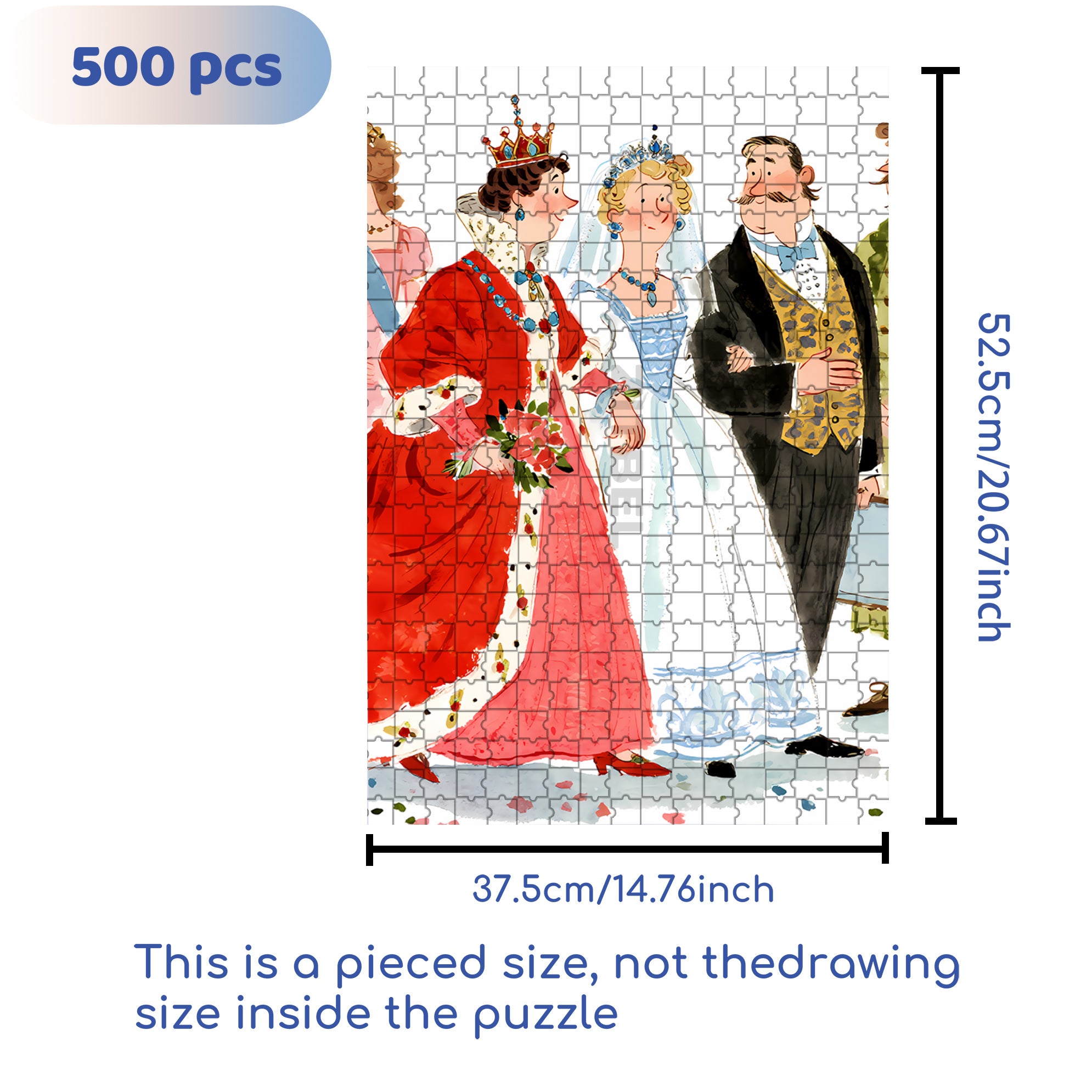 The Day Of Marriage 500pcs/1000pcs Jigsaw Puzzle, Scratch-Resistant, Interactive Family Game & Brain-Boosting DIY Decor, Perfect for Halloween, Christmas & New Year Gifts, Family Puzzle Game