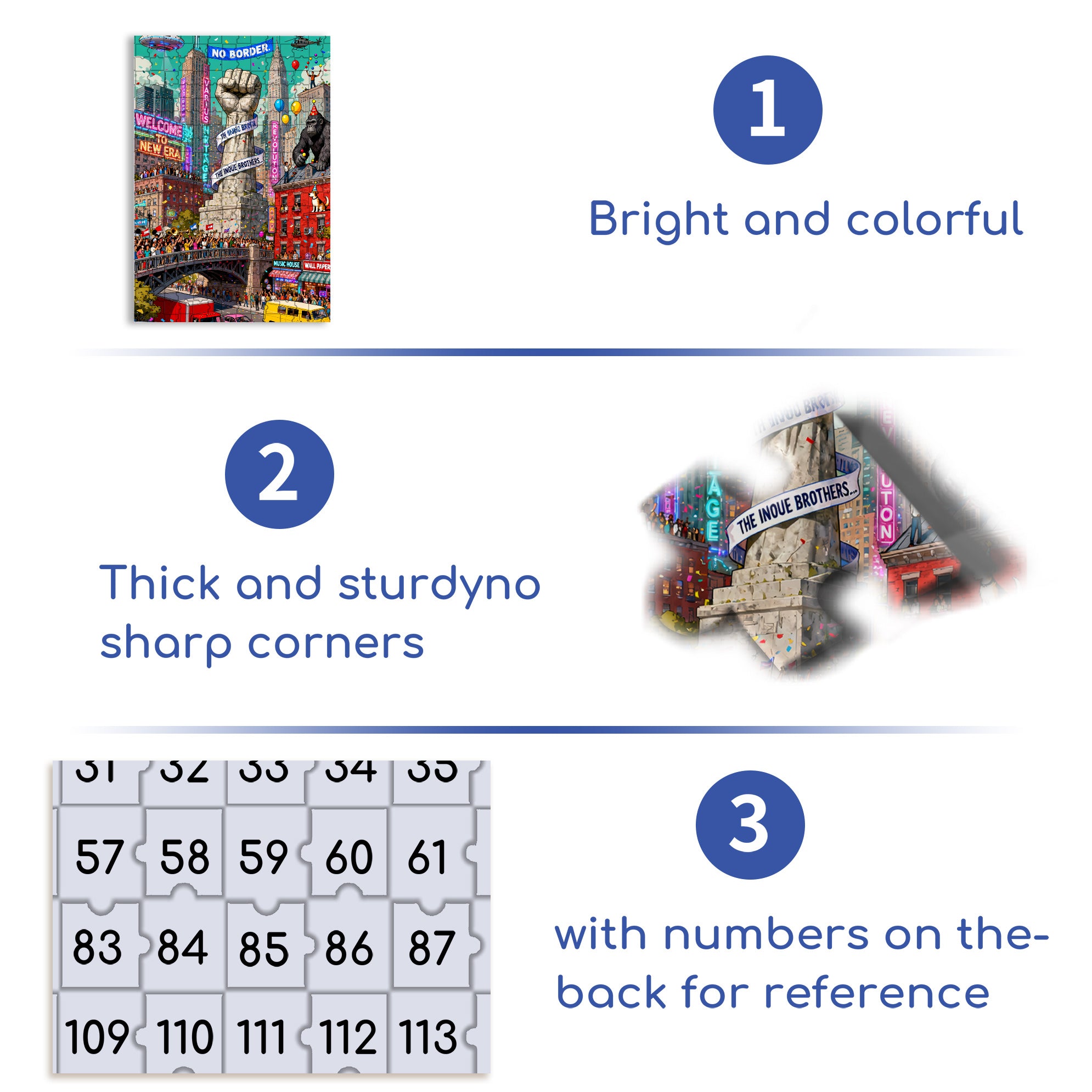 Victory 500pcs/1000pcs Jigsaw Puzzle, Scratch-Resistant, Interactive Family Game & Brain-Boosting DIY Decor, Perfect for Halloween, Christmas & New Year Gifts, Family Puzzle Game