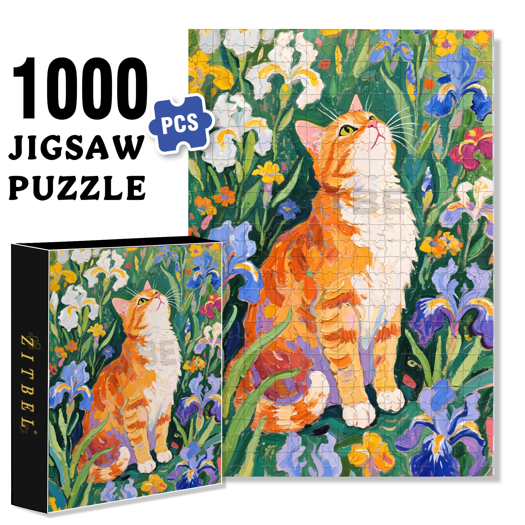Aattract 500pcs/1000pcs Jigsaw Puzzle, Scratch-Resistant, Interactive Family Game & Brain-Boosting DIY Decor, Perfect for Halloween, Christmas & New Year Gifts, Family Puzzle Game