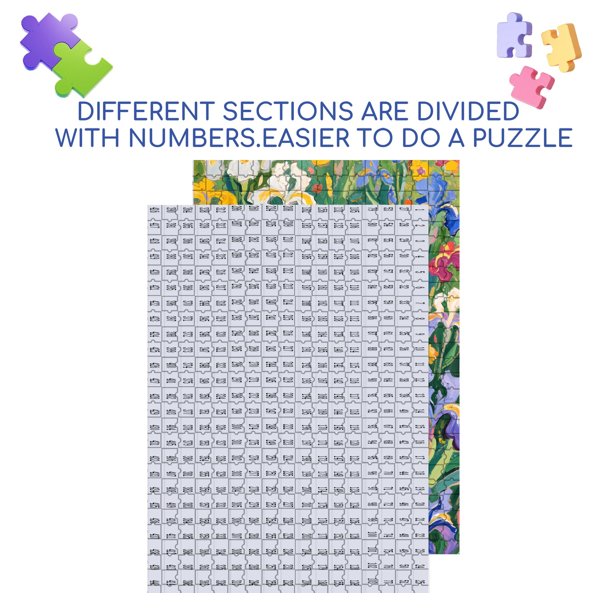 Aattract 500pcs/1000pcs Jigsaw Puzzle, Scratch-Resistant, Interactive Family Game & Brain-Boosting DIY Decor, Perfect for Halloween, Christmas & New Year Gifts, Family Puzzle Game