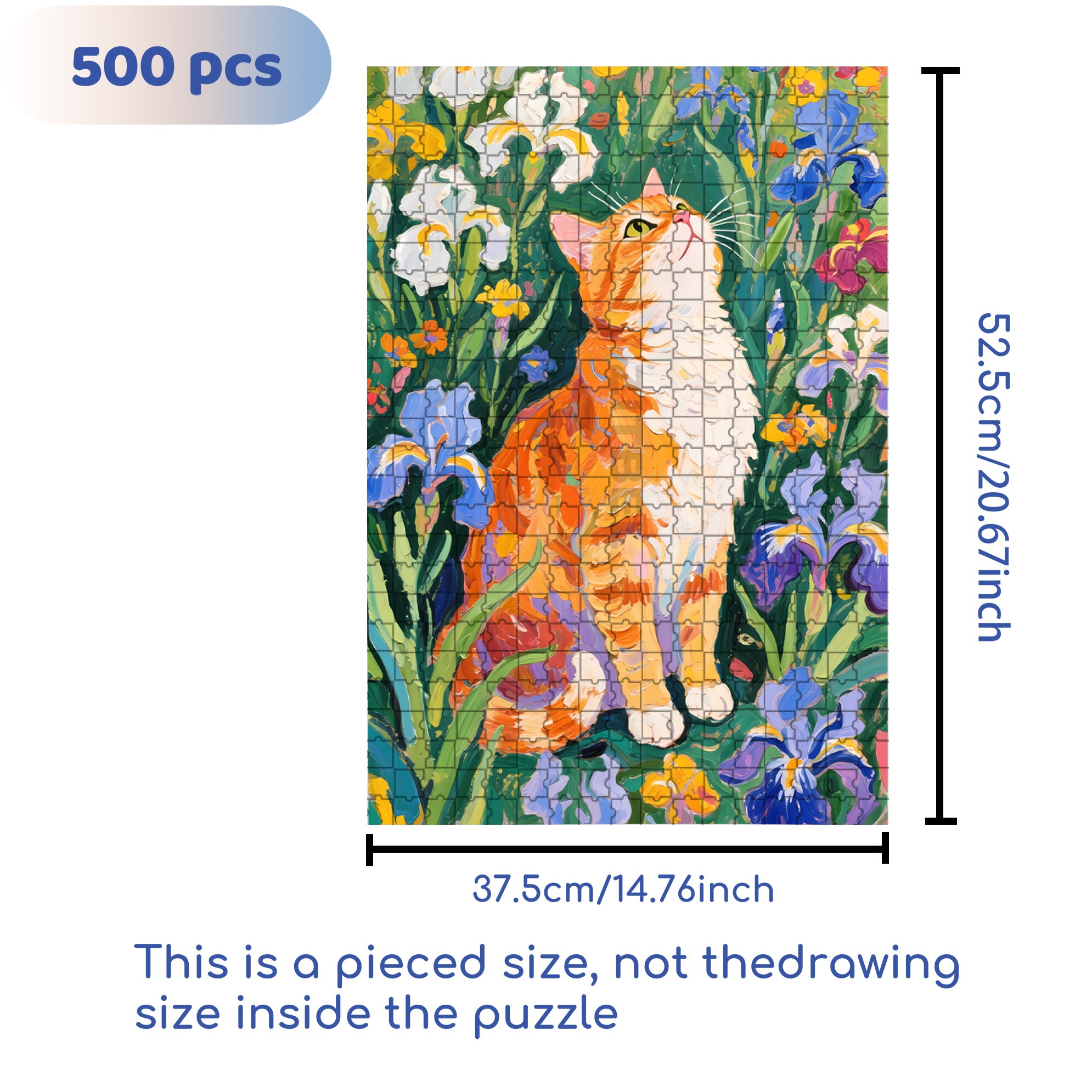 Aattract 500pcs/1000pcs Jigsaw Puzzle, Scratch-Resistant, Interactive Family Game & Brain-Boosting DIY Decor, Perfect for Halloween, Christmas & New Year Gifts, Family Puzzle Game