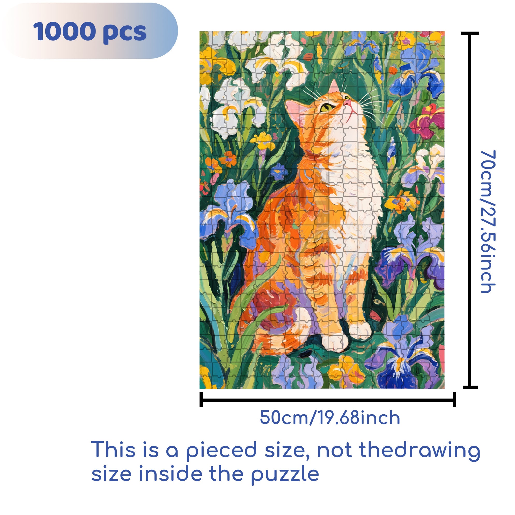 Aattract 500pcs/1000pcs Jigsaw Puzzle, Scratch-Resistant, Interactive Family Game & Brain-Boosting DIY Decor, Perfect for Halloween, Christmas & New Year Gifts, Family Puzzle Game