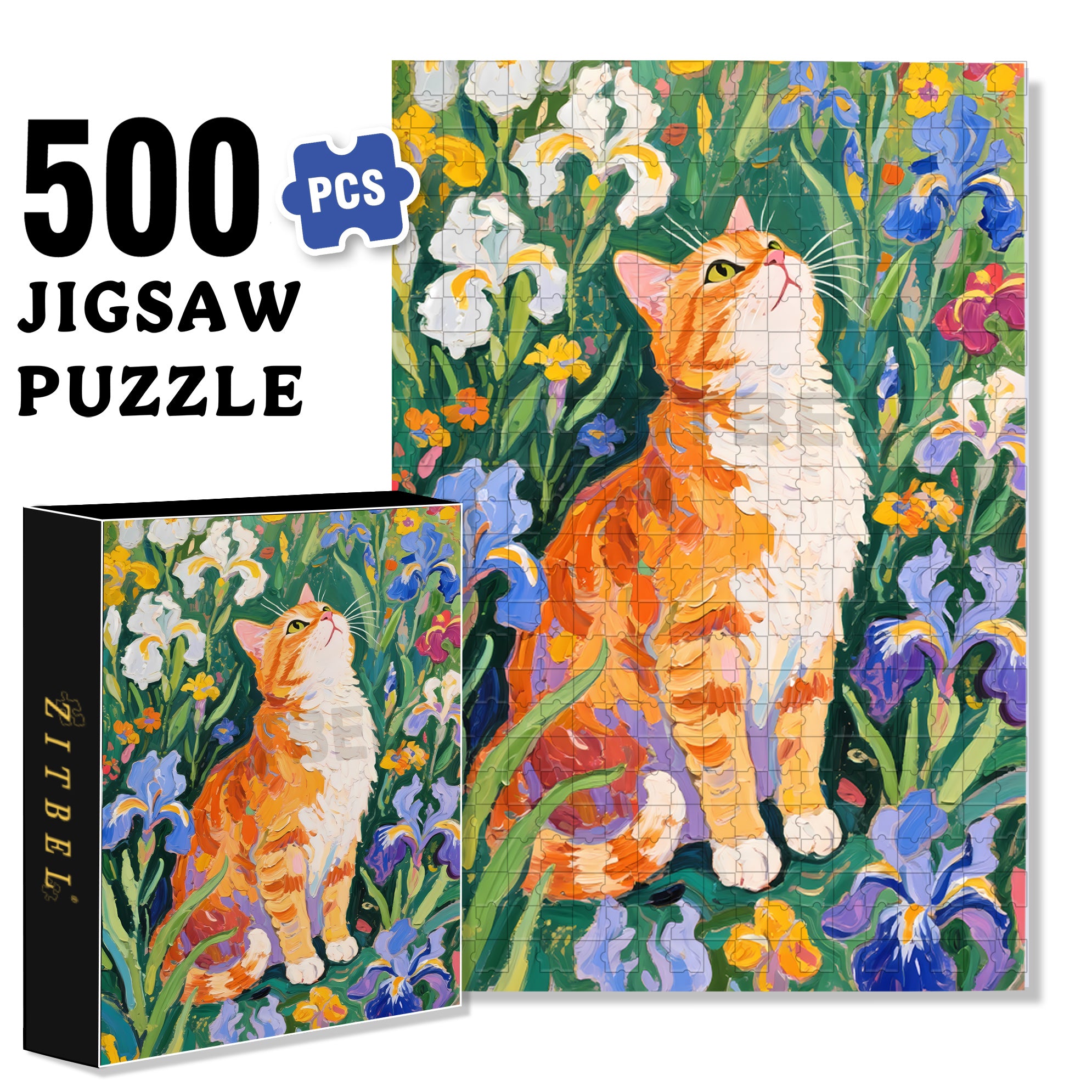Aattract 500pcs/1000pcs Jigsaw Puzzle, Scratch-Resistant, Interactive Family Game & Brain-Boosting DIY Decor, Perfect for Halloween, Christmas & New Year Gifts, Family Puzzle Game
