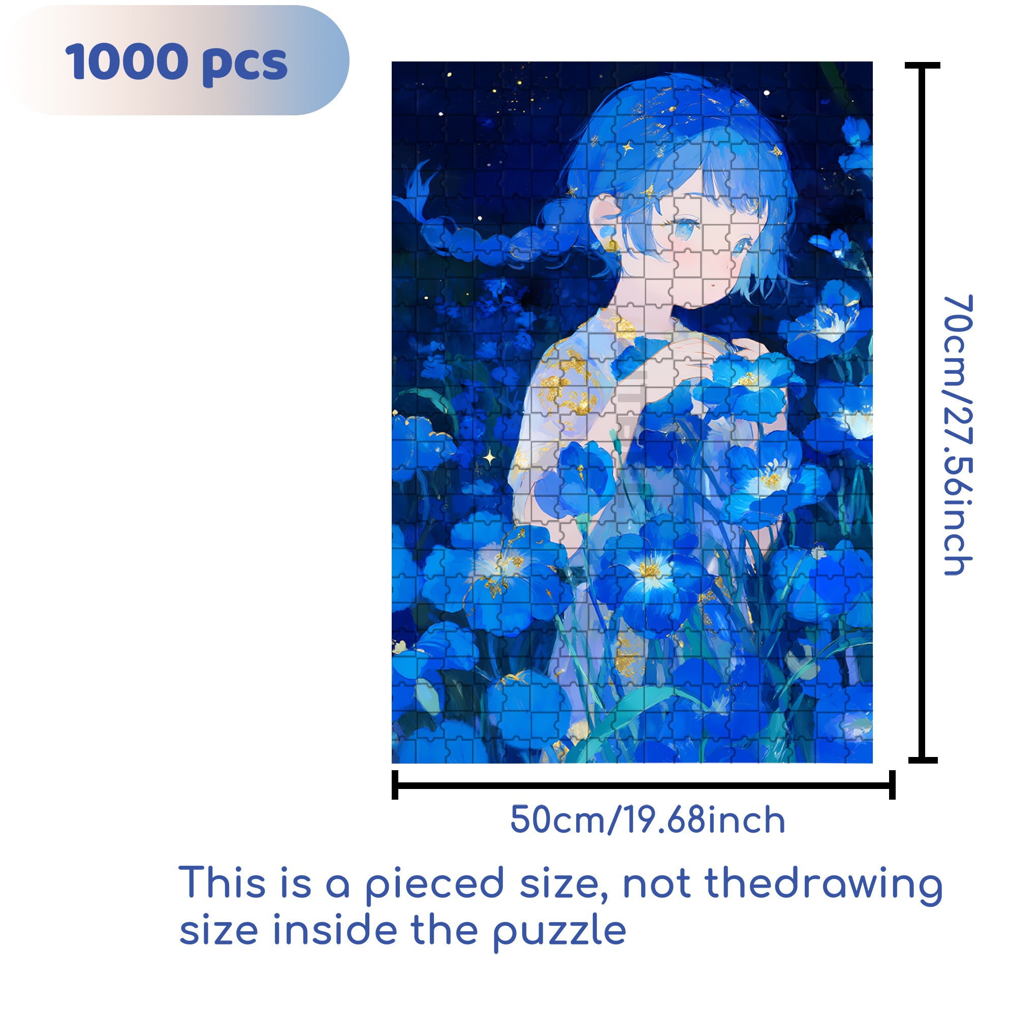 Being Alone 500pcs/1000pcs Jigsaw Puzzle, Scratch-Resistant, Interactive Family Game & Brain-Boosting DIY Decor, Perfect for Halloween, Christmas & New Year Gifts, Family Puzzle Game