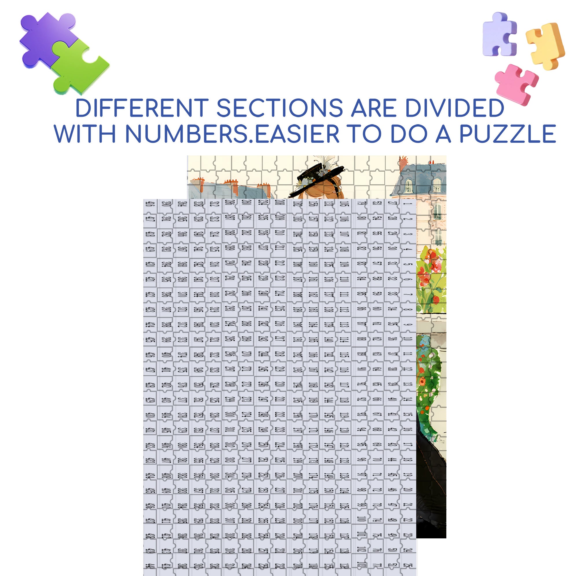 Black Dress 500pcs/1000pcs Jigsaw Puzzle, Scratch-Resistant, Interactive Family Game & Brain-Boosting DIY Decor, Perfect for Halloween, Christmas & New Year Gifts, Family Puzzle Game
