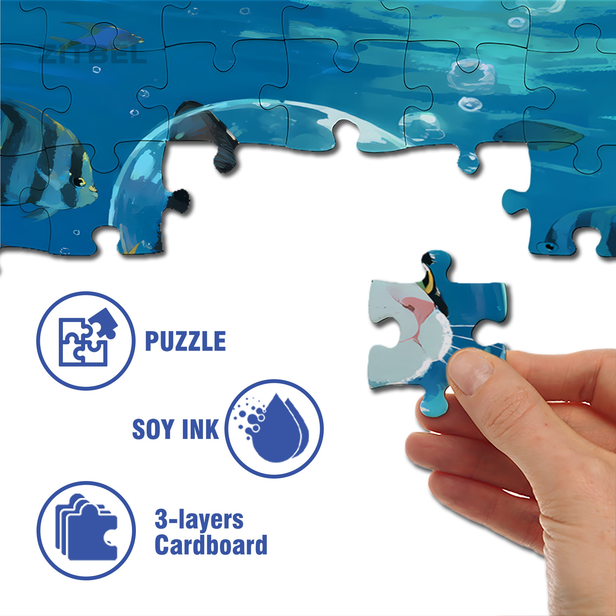 Cat Rhapsody 500pcs/1000pcs Jigsaw Puzzle, Scratch-Resistant, Interactive Family Game & Brain-Boosting DIY Decor, Perfect for Halloween, Christmas & New Year Gifts, Family Puzzle Game