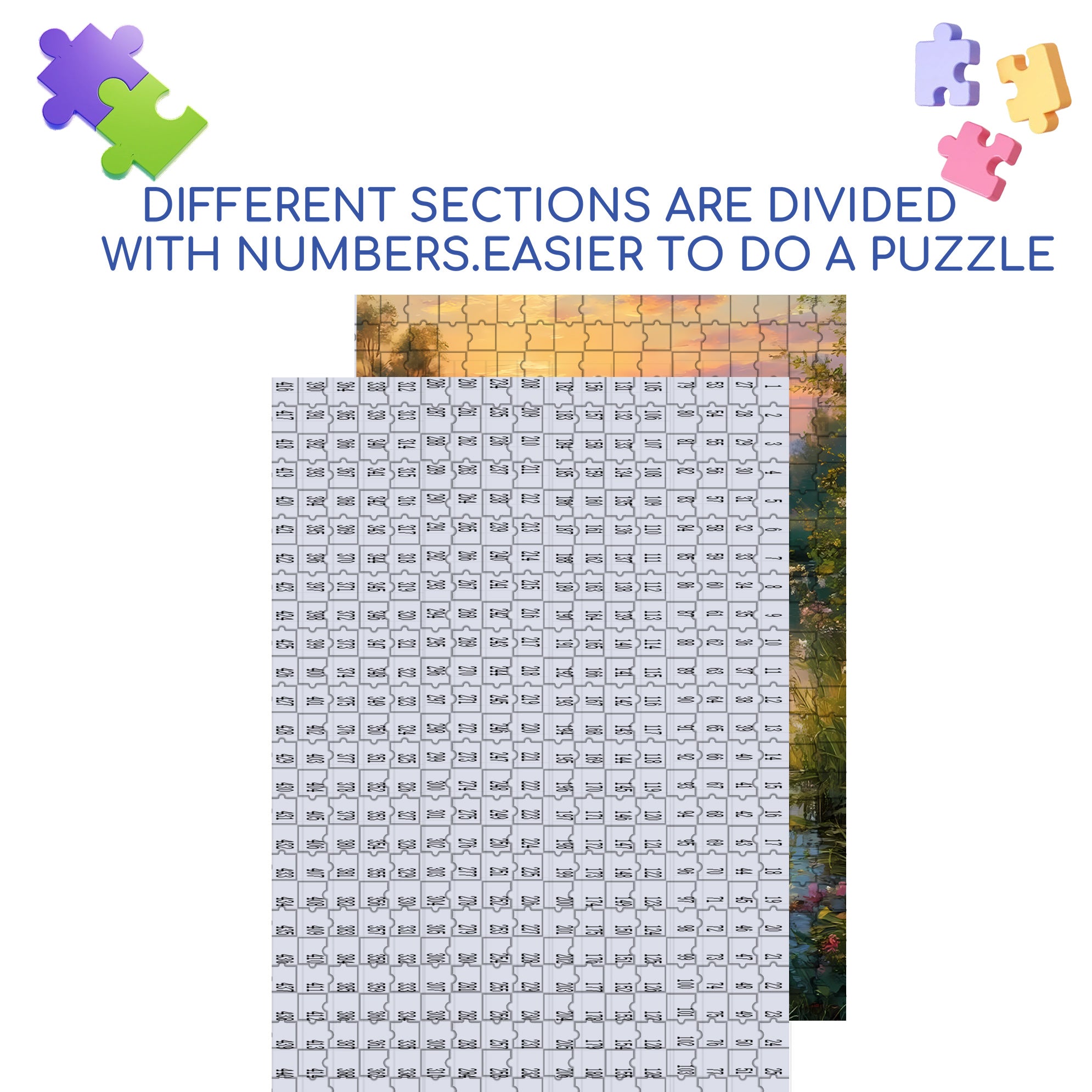 Early Morning 500pcs/1000pcs Jigsaw Puzzle, Scratch-Resistant, Interactive Family Game & Brain-Boosting DIY Decor, Perfect for Halloween, Christmas & New Year Gifts, Family Puzzle Game