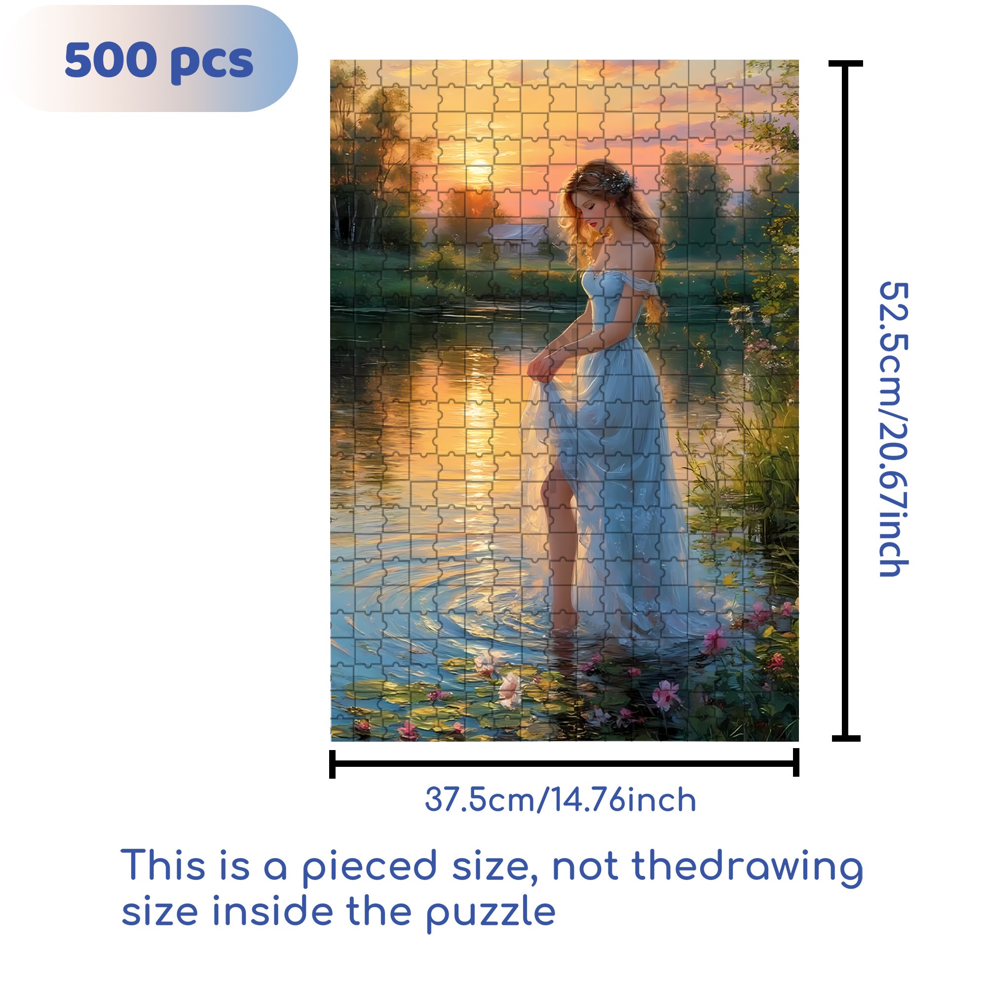 Early Morning 500pcs/1000pcs Jigsaw Puzzle, Scratch-Resistant, Interactive Family Game & Brain-Boosting DIY Decor, Perfect for Halloween, Christmas & New Year Gifts, Family Puzzle Game