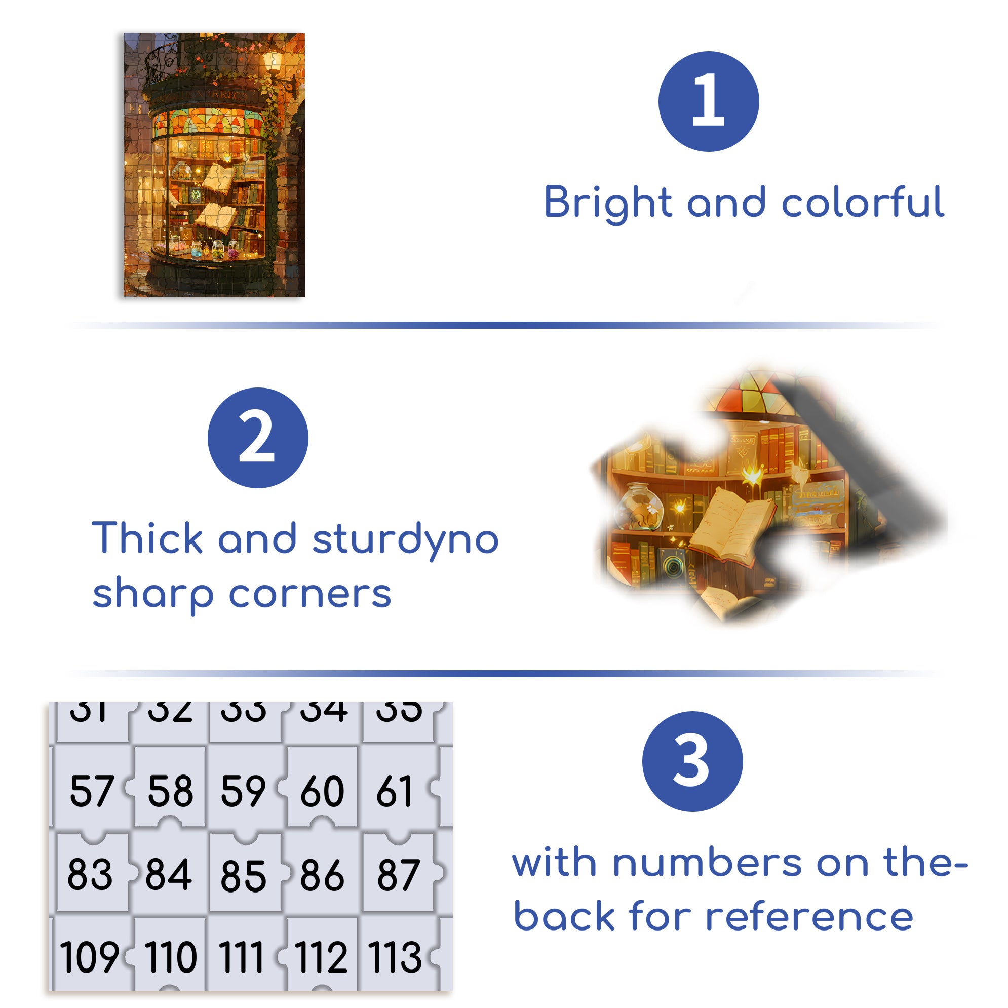 Glass Display Case 500pcs/1000pcs Jigsaw Puzzle, Scratch-Resistant, Interactive Family Game & Brain-Boosting DIY Decor, Perfect for Halloween, Christmas & New Year Gifts, Family Puzzle Game