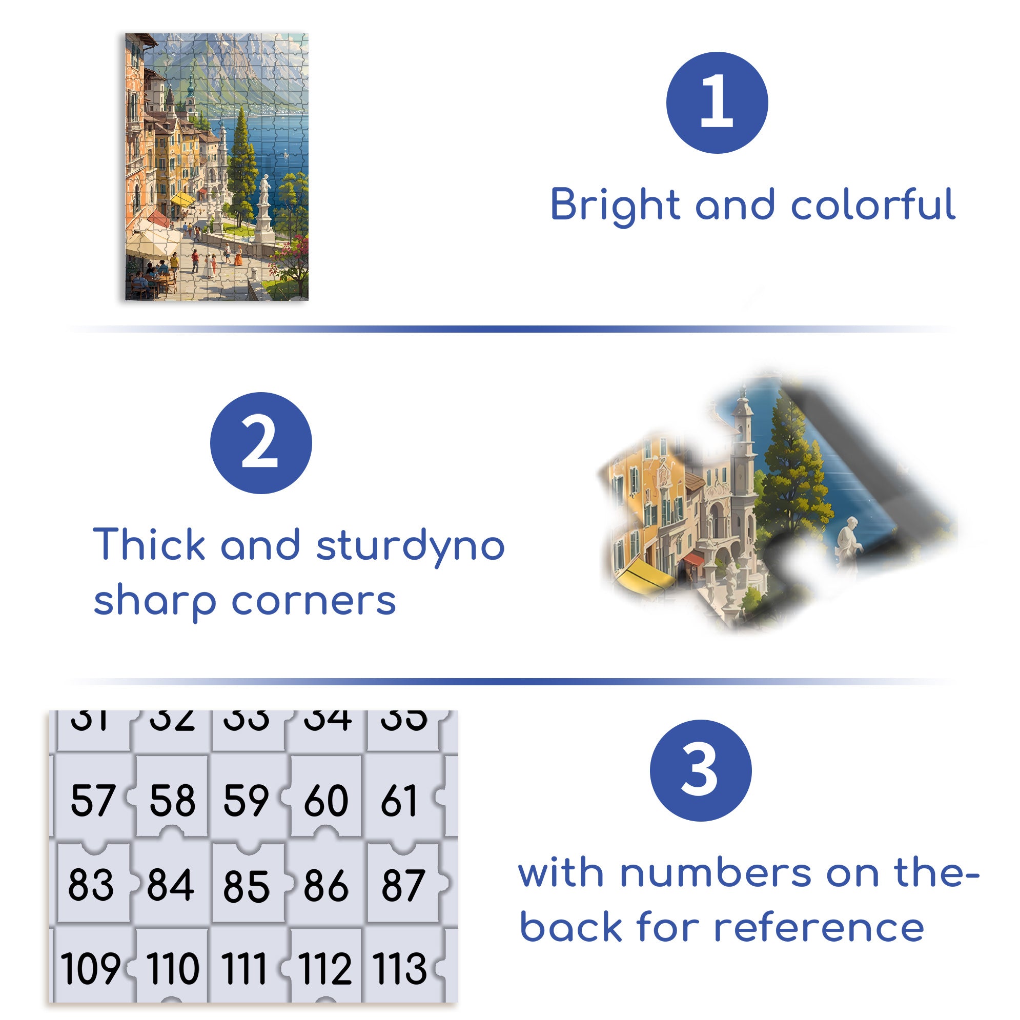 Hot Summer 500pcs/1000pcs Jigsaw Puzzle, Scratch-Resistant, Interactive Family Game & Brain-Boosting DIY Decor, Perfect for Halloween, Christmas & New Year Gifts, Family Puzzle Game