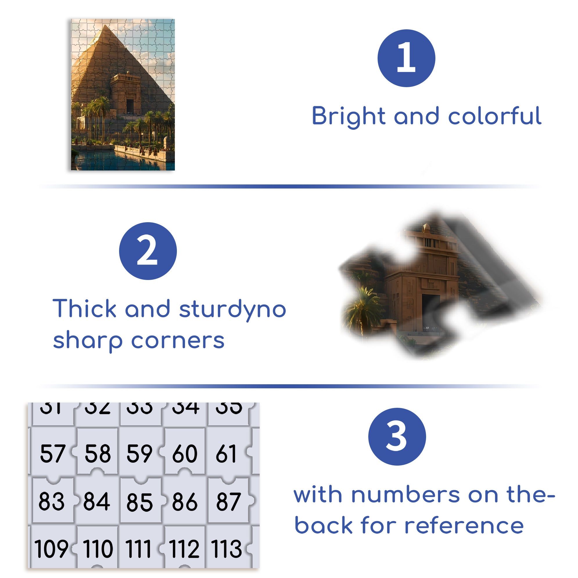 Mysterious Palace 500pcs/1000pcs Jigsaw Puzzle, Scratch-Resistant, Interactive Family Game & Brain-Boosting DIY Decor, Perfect for Halloween, Christmas & New Year Gifts, Family Puzzle Game