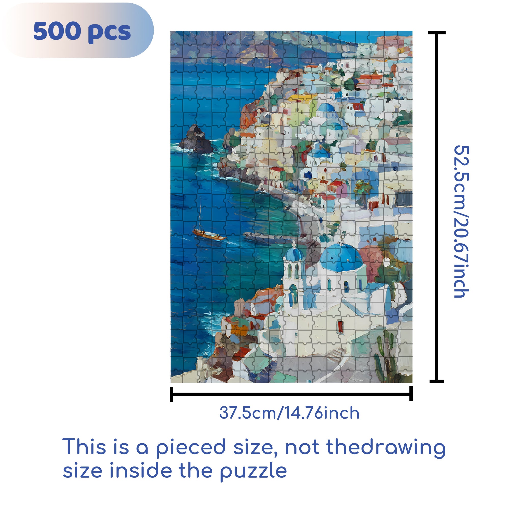 Open 500pcs/1000pcs Jigsaw Puzzle, Scratch-Resistant, Interactive Family Game & Brain-Boosting DIY Decor, Perfect for Halloween, Christmas & New Year Gifts, Family Puzzle Game