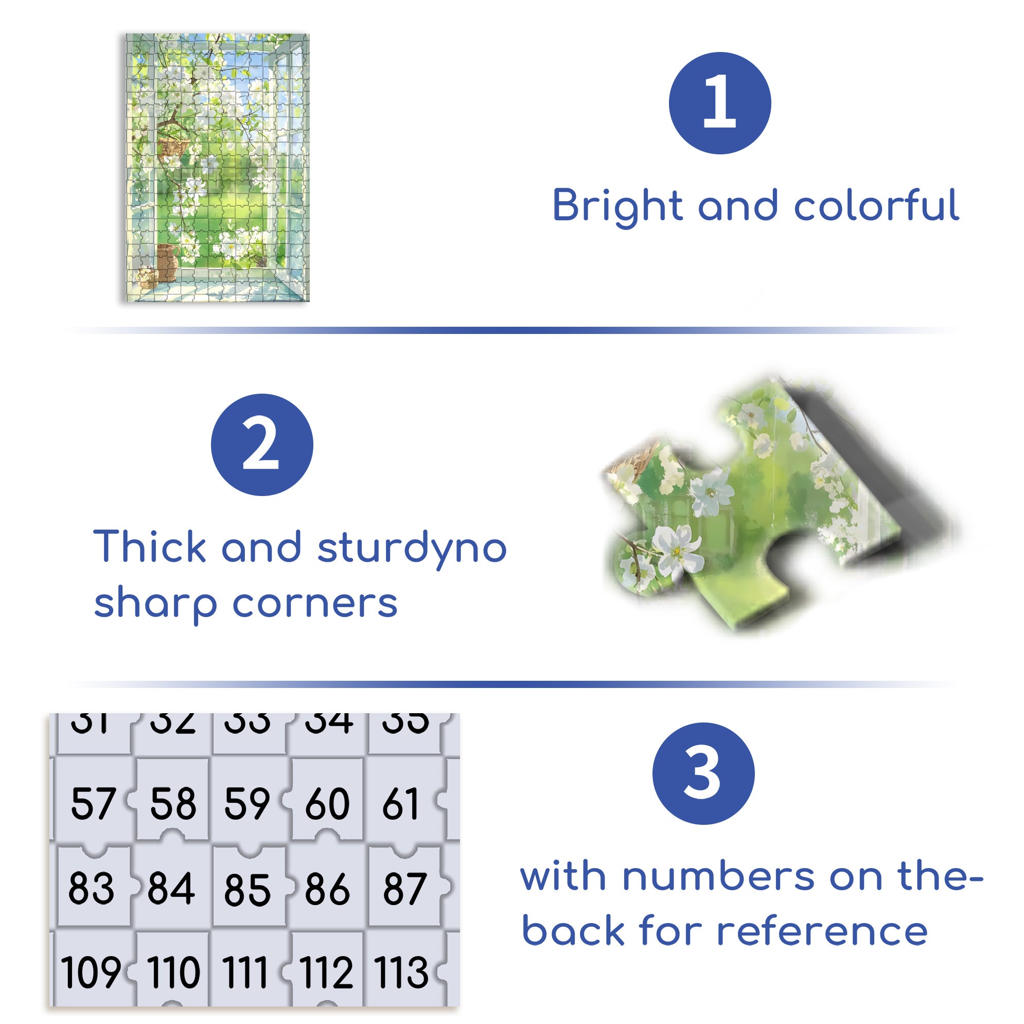 Outside The Window 500pcs/1000pcs Jigsaw Puzzle, Scratch-Resistant, Interactive Family Game & Brain-Boosting DIY Decor, Perfect for Halloween, Christmas & New Year Gifts, Family Puzzle Game