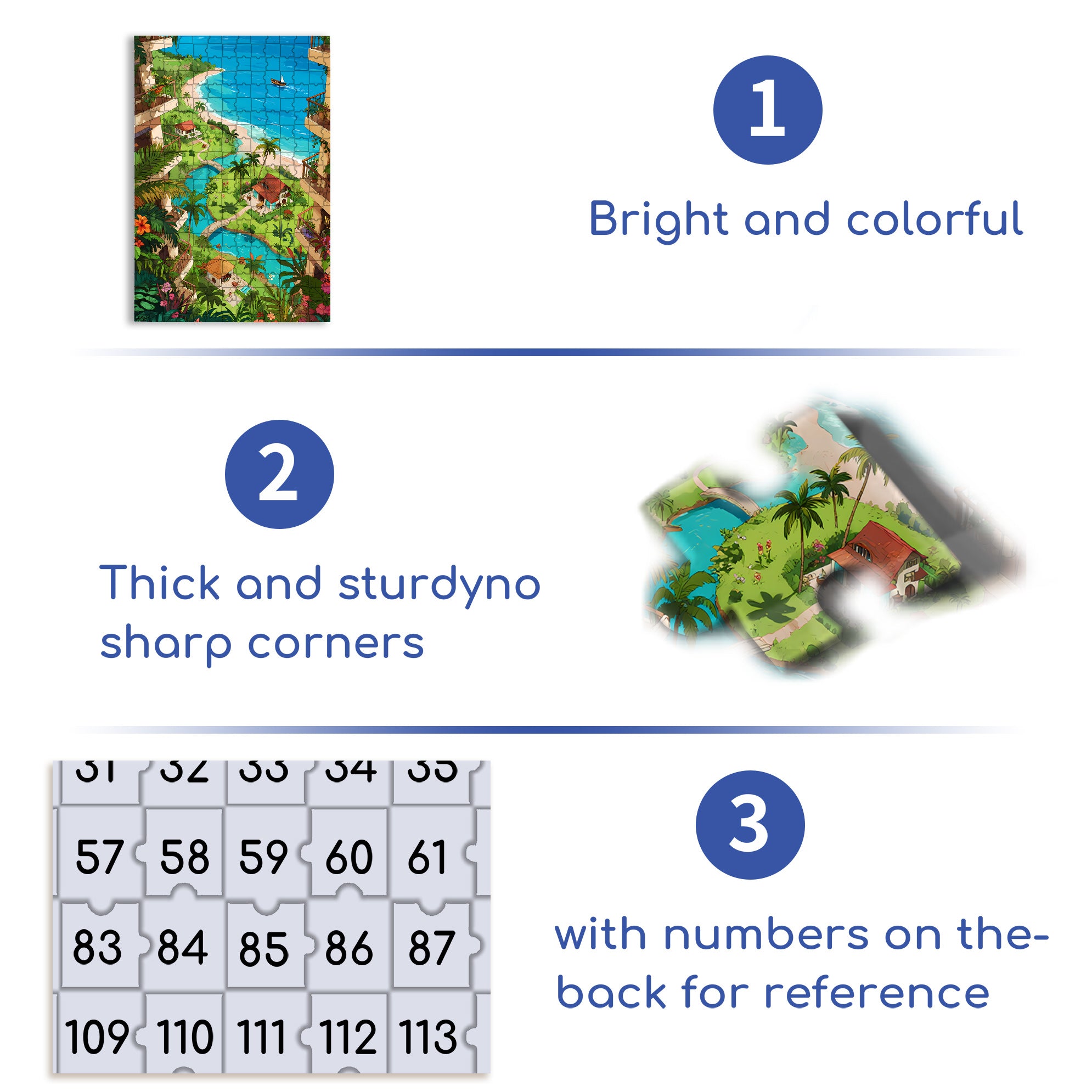 Overlooking 500pcs/1000pcs Jigsaw Puzzle, Scratch-Resistant, Interactive Family Game & Brain-Boosting DIY Decor, Perfect for Halloween, Christmas & New Year Gifts, Family Puzzle Game