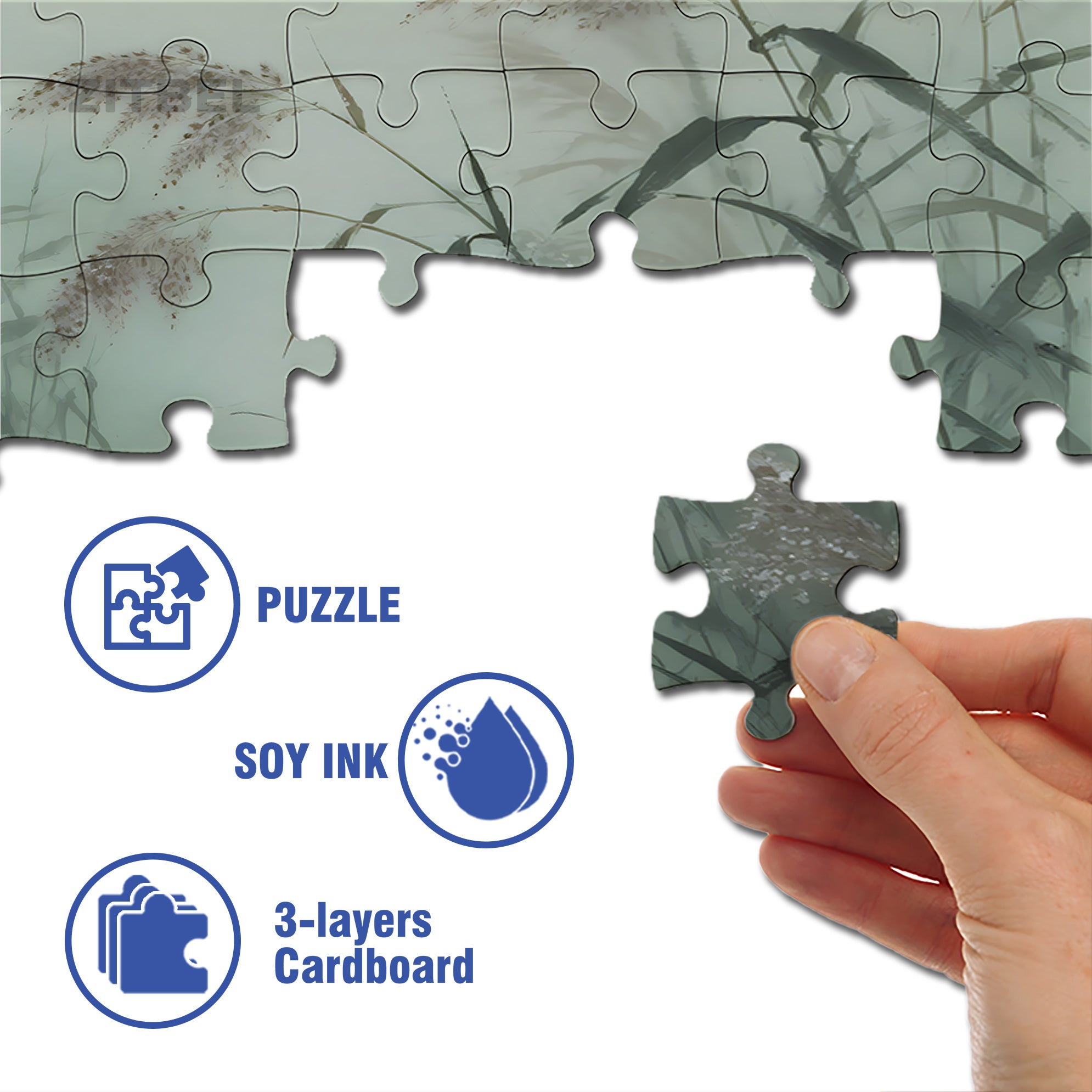 Reeds 500pcs/1000pcs Jigsaw Puzzle, Scratch-Resistant, Interactive Family Game & Brain-Boosting DIY Decor, Perfect for Halloween, Christmas & New Year Gifts, Family Puzzle Game