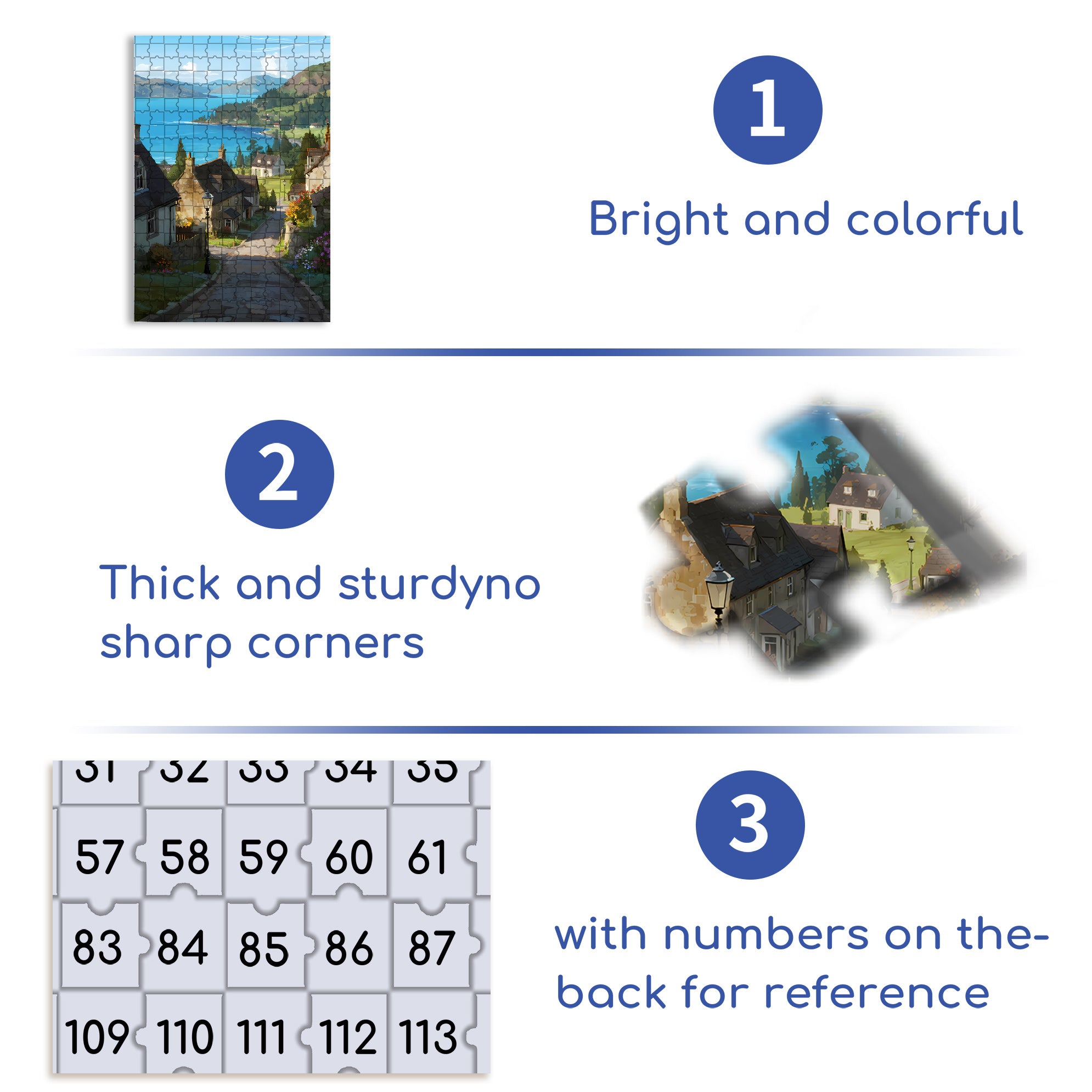 Scotland 500pcs/1000pcs Jigsaw Puzzle, Scratch-Resistant, Interactive Family Game & Brain-Boosting DIY Decor, Perfect for Halloween, Christmas & New Year Gifts, Family Puzzle Game