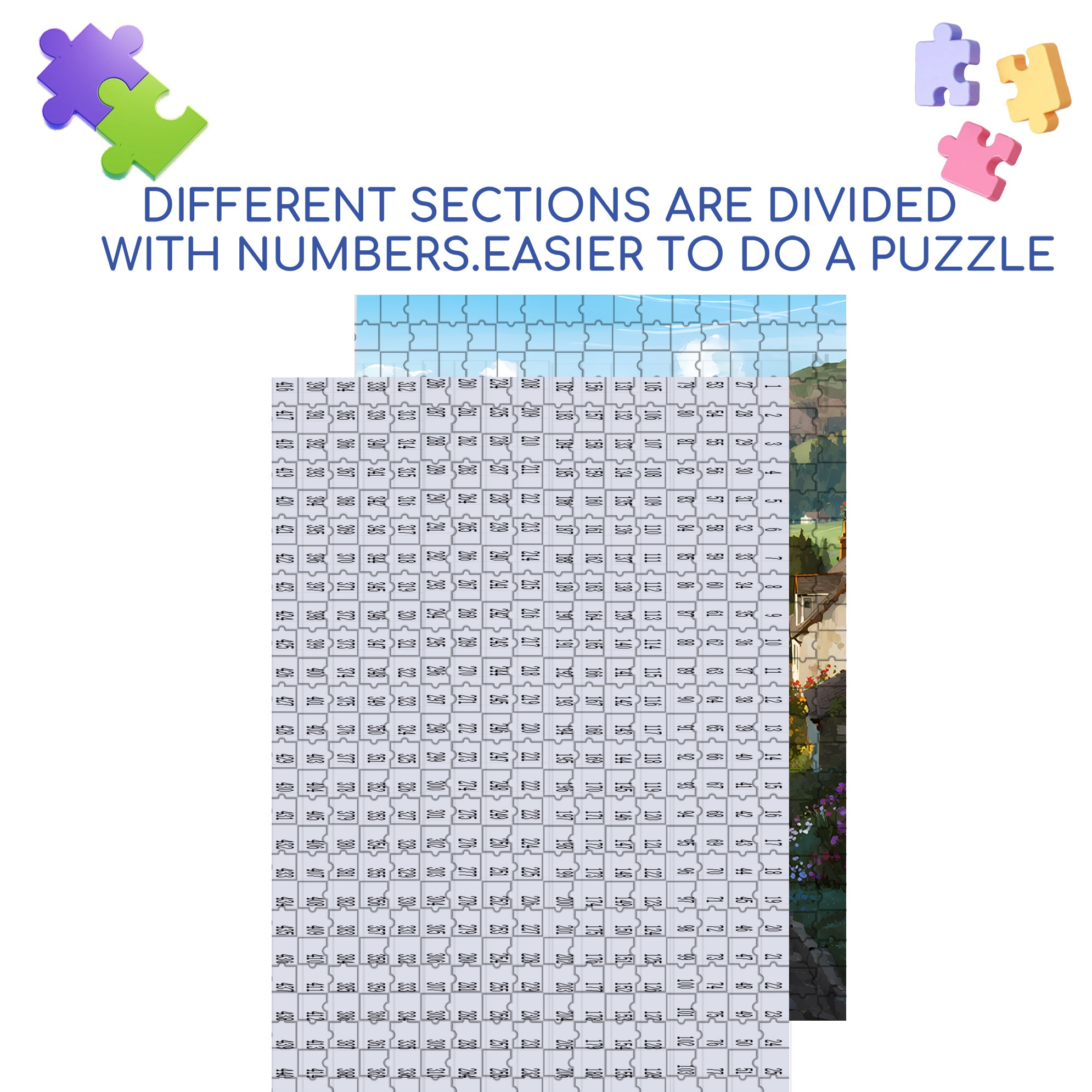 Scotland 500pcs/1000pcs Jigsaw Puzzle, Scratch-Resistant, Interactive Family Game & Brain-Boosting DIY Decor, Perfect for Halloween, Christmas & New Year Gifts, Family Puzzle Game