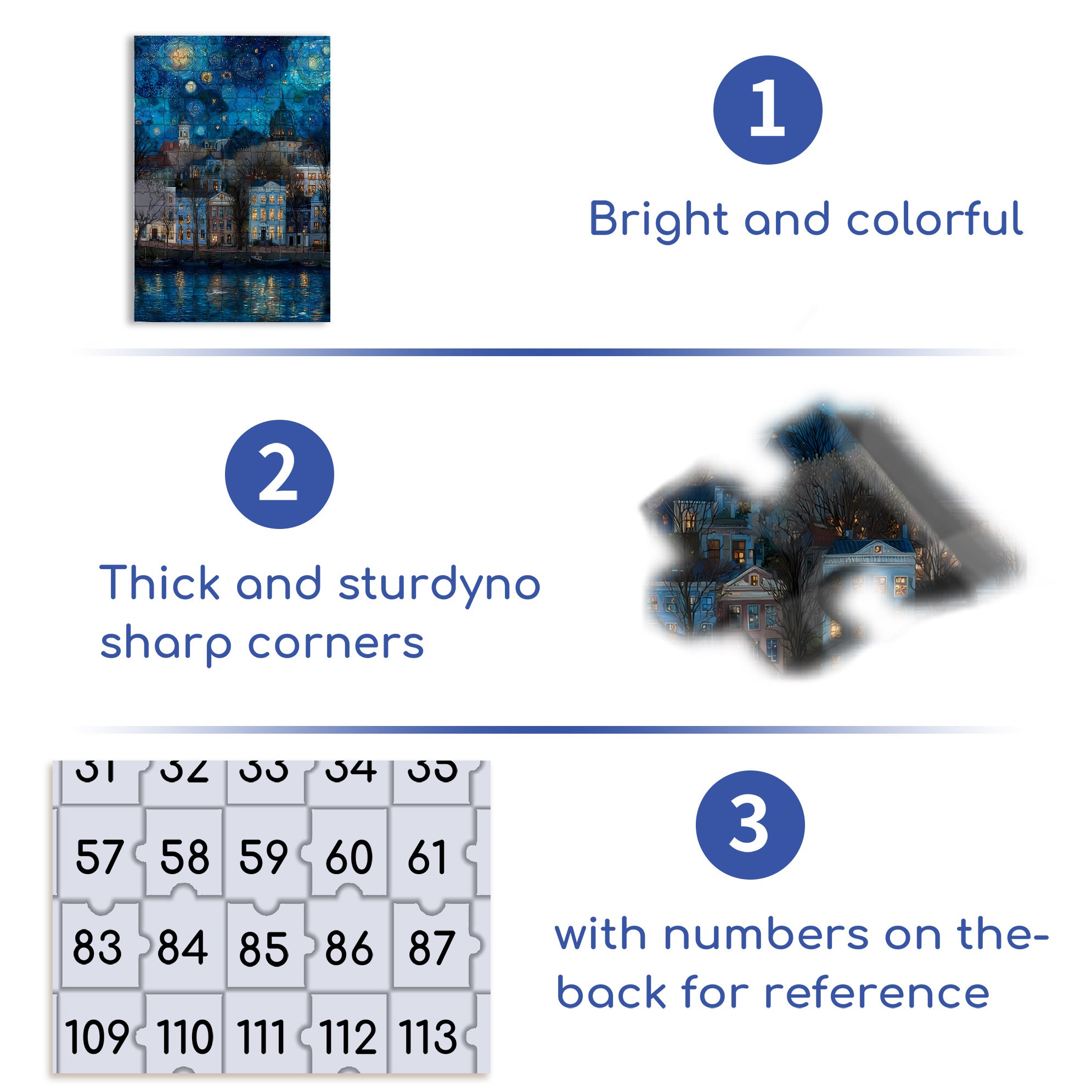 Seine River 500pcs/1000pcs Jigsaw Puzzle, Scratch-Resistant, Interactive Family Game & Brain-Boosting DIY Decor, Perfect for Halloween, Christmas & New Year Gifts, Family Puzzle Game