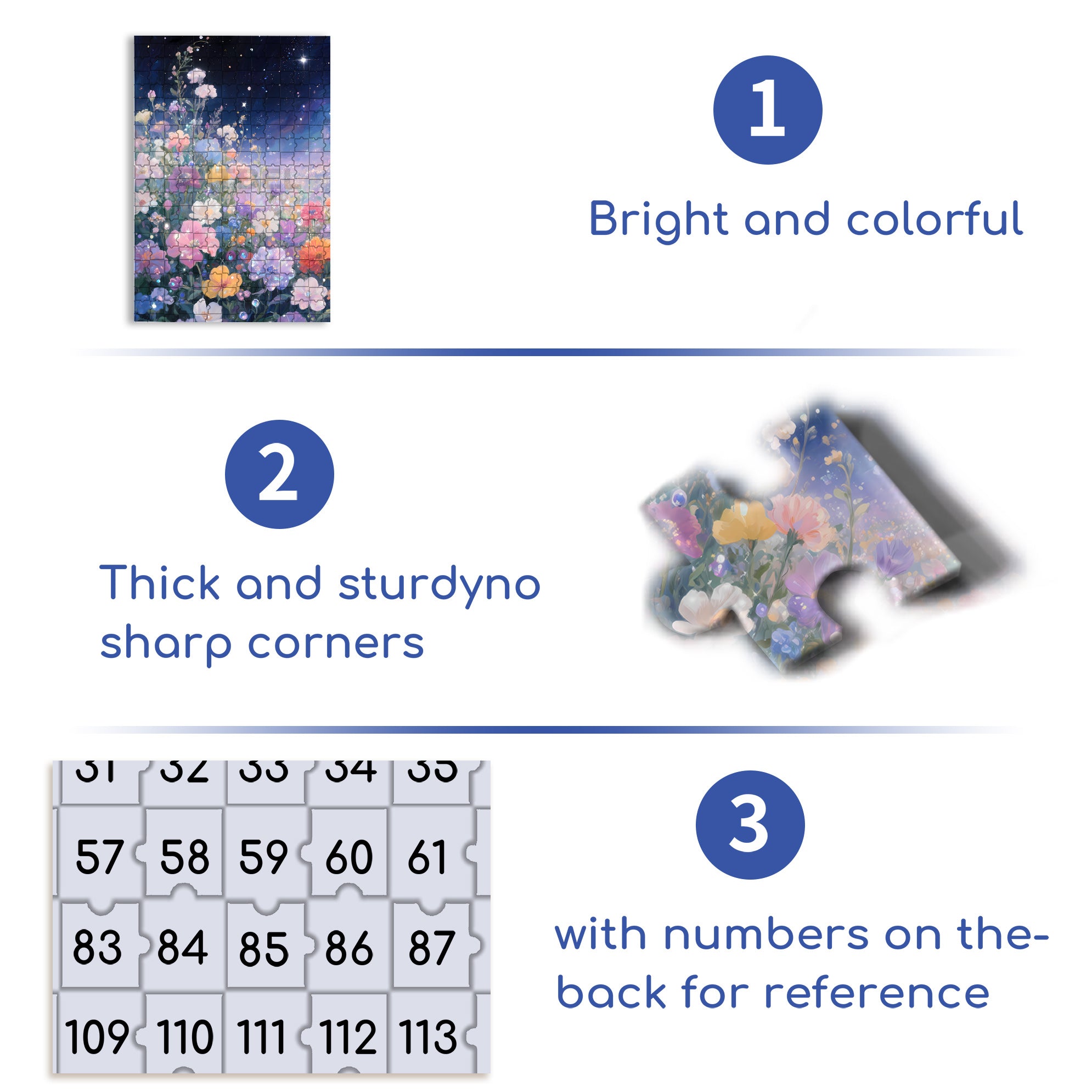 Twinkling Stars 500pcs/1000pcs Jigsaw Puzzle, Scratch-Resistant, Interactive Family Game & Brain-Boosting DIY Decor, Perfect for Halloween, Christmas & New Year Gifts, Family Puzzle Game
