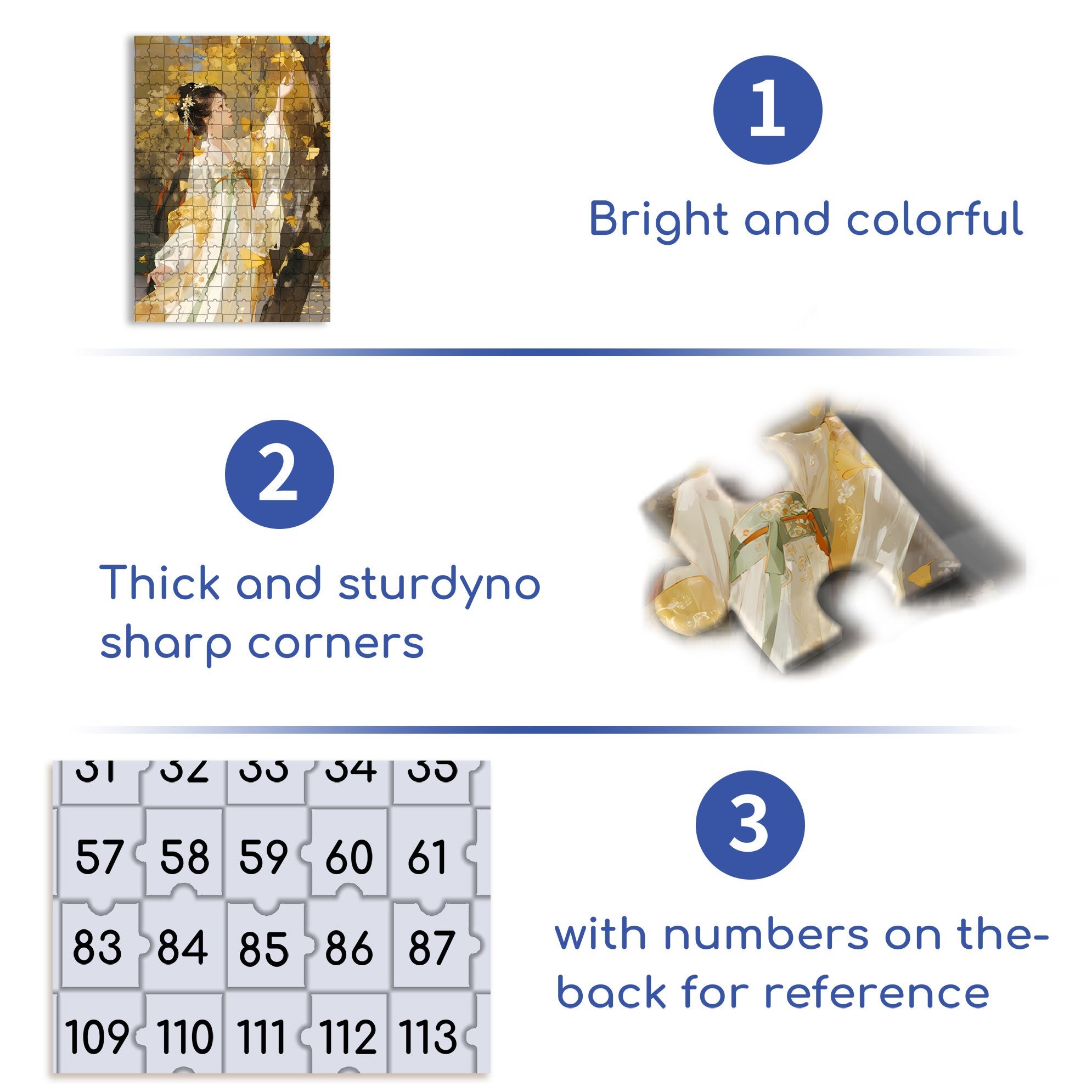 Under The Ginkgo Tree 500pcs/1000pcs Jigsaw Puzzle, Scratch-Resistant, Interactive Family Game & Brain-Boosting DIY Decor, Perfect for Halloween, Christmas & New Year Gifts, Family Puzzle Game