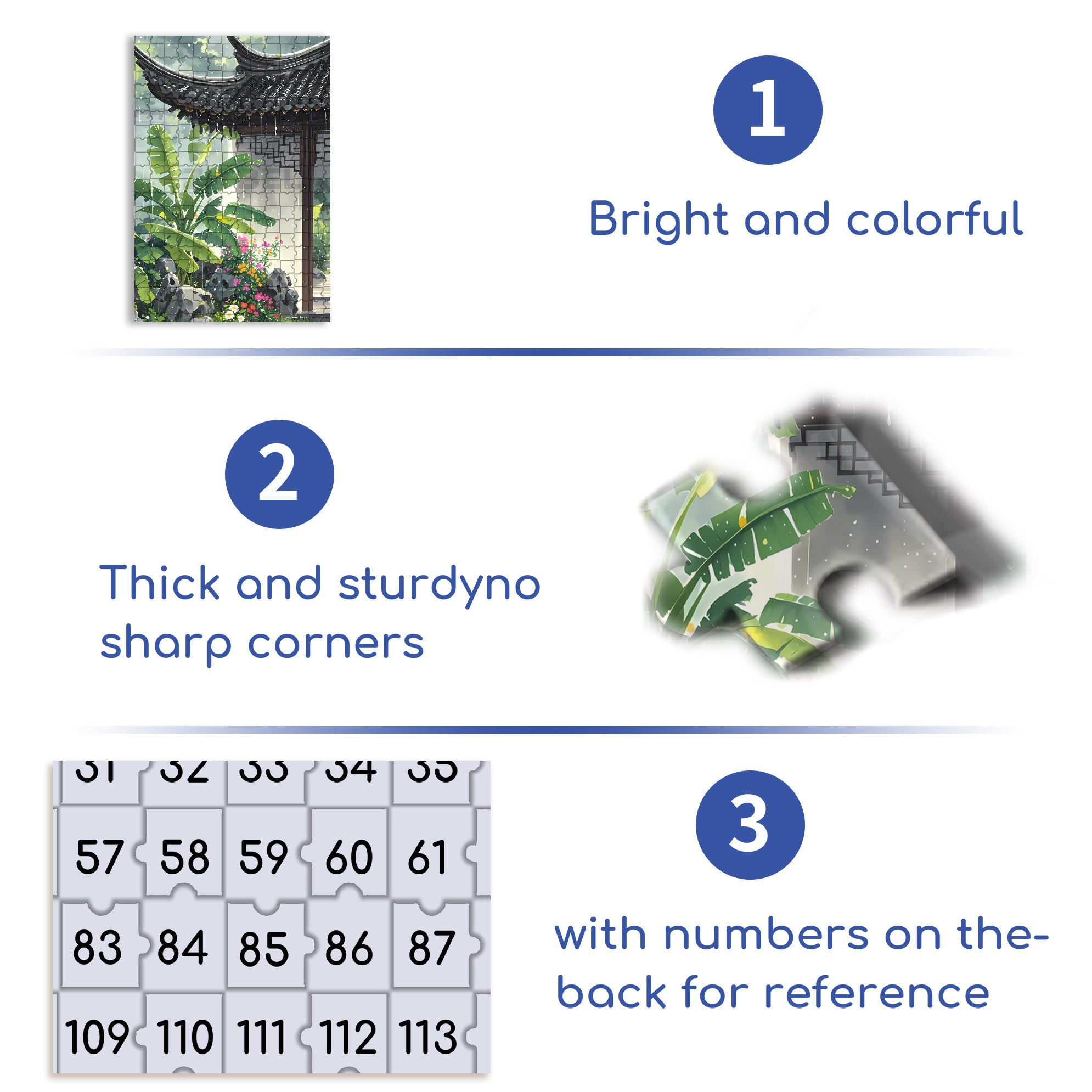 Banana Leaves 500pcs/1000pcs Jigsaw Puzzle, Scratch-Resistant, Interactive Family Game & Brain-Boosting DIY Decor, Perfect for Halloween, Christmas & New Year Gifts, Family Puzzle Game