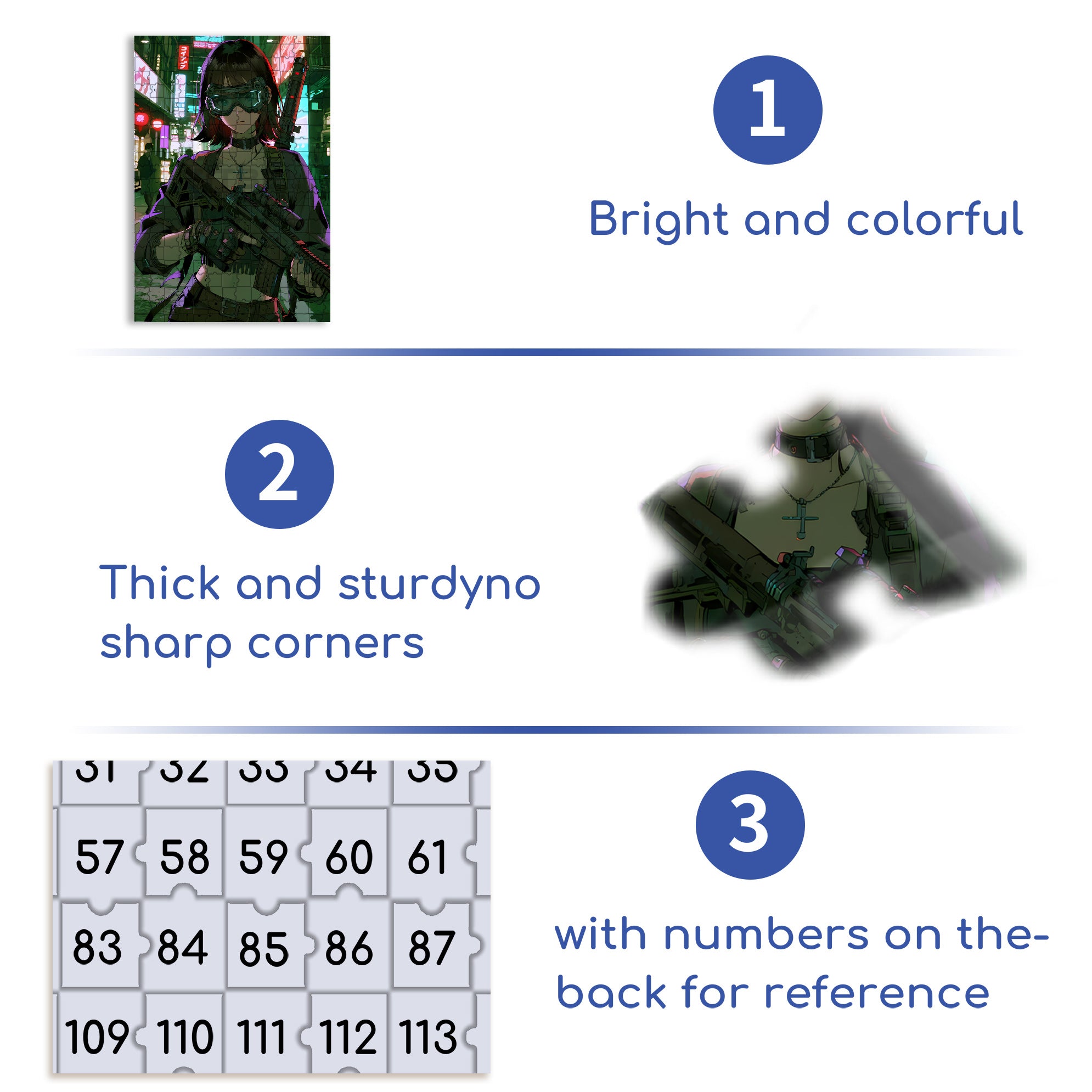 Bring Your Gun 500pcs/1000pcs Jigsaw Puzzle, Scratch-Resistant, Interactive Family Game & Brain-Boosting DIY Decor, Perfect for Halloween, Christmas & New Year Gifts, Family Puzzle Game