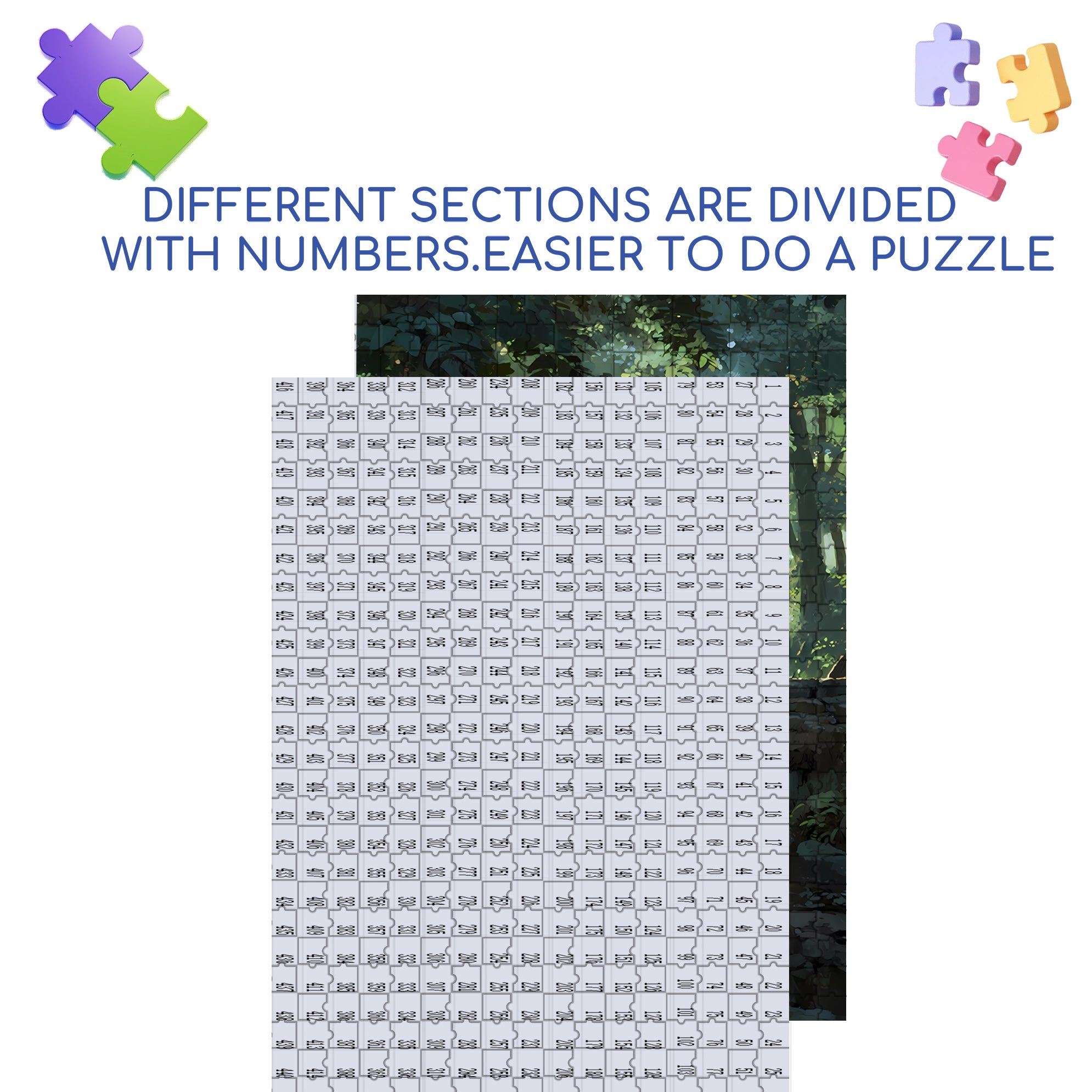 Cattle Herding 500pcs/1000pcs Jigsaw Puzzle, Scratch-Resistant, Interactive Family Game & Brain-Boosting DIY Decor, Perfect for Halloween, Christmas & New Year Gifts, Family Puzzle Game