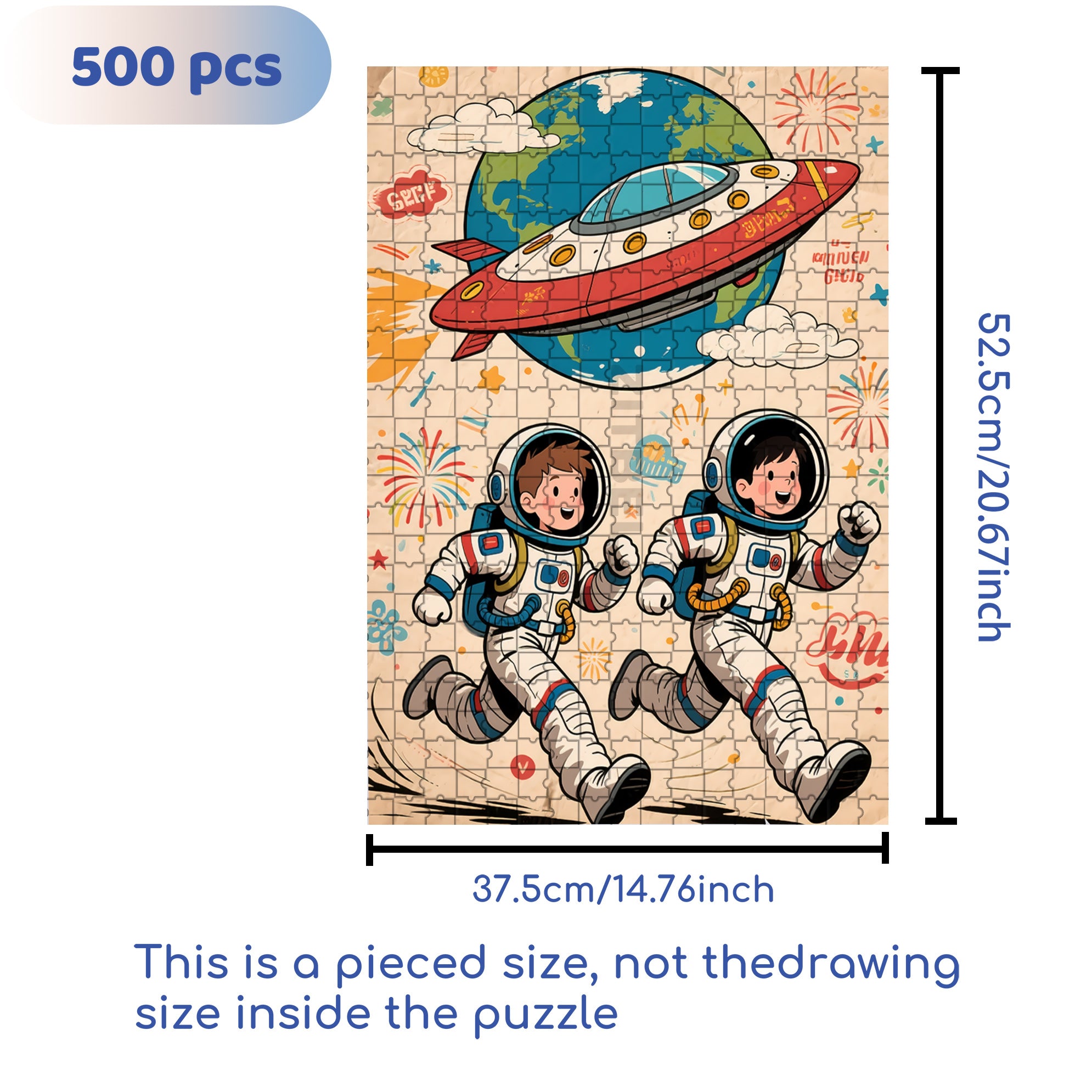 Children's Dreams 500pcs/1000pcs Jigsaw Puzzle, Scratch-Resistant, Interactive Family Game & Brain-Boosting DIY Decor, Perfect for Halloween, Christmas & New Year Gifts, Family Puzzle Game