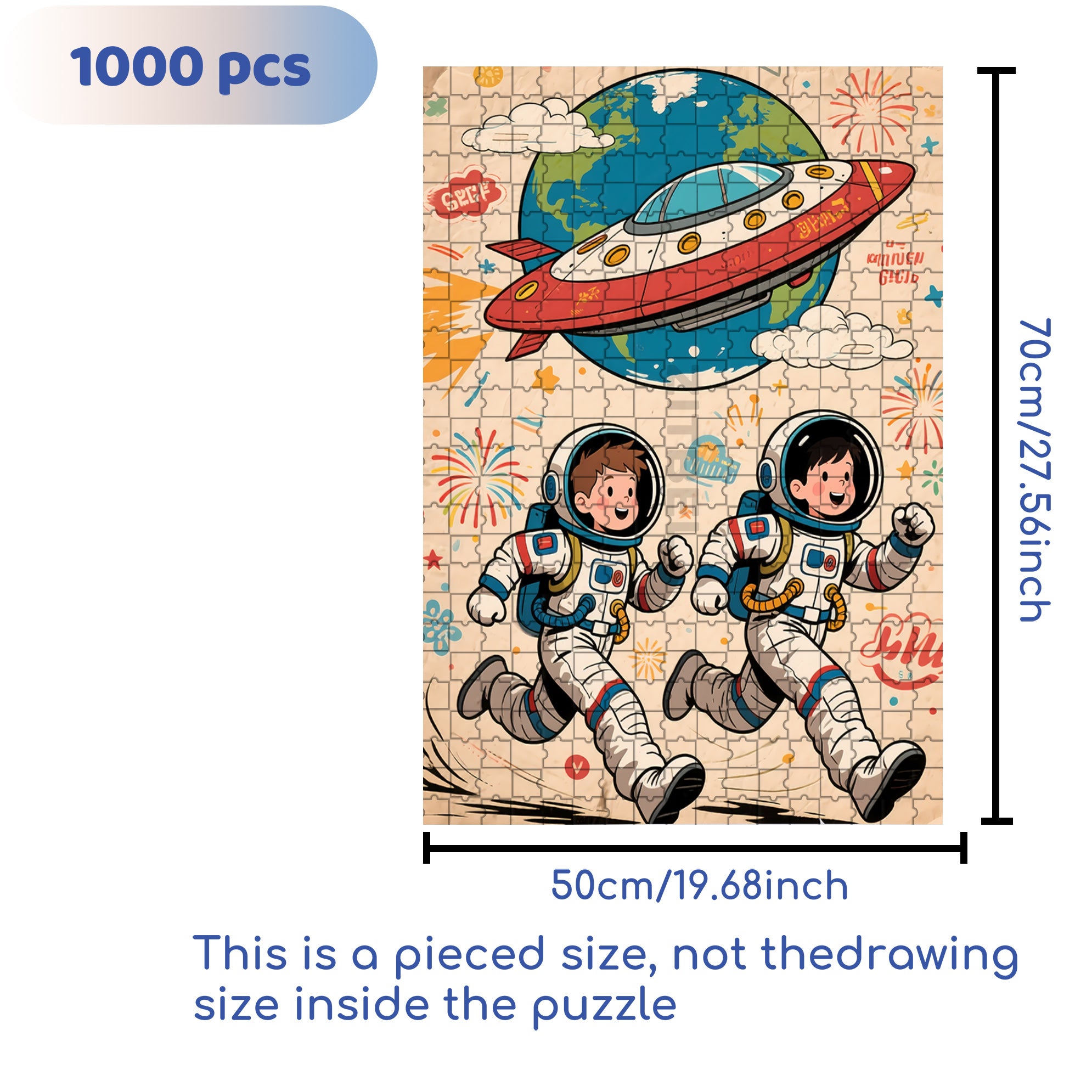 Children's Dreams 500pcs/1000pcs Jigsaw Puzzle, Scratch-Resistant, Interactive Family Game & Brain-Boosting DIY Decor, Perfect for Halloween, Christmas & New Year Gifts, Family Puzzle Game