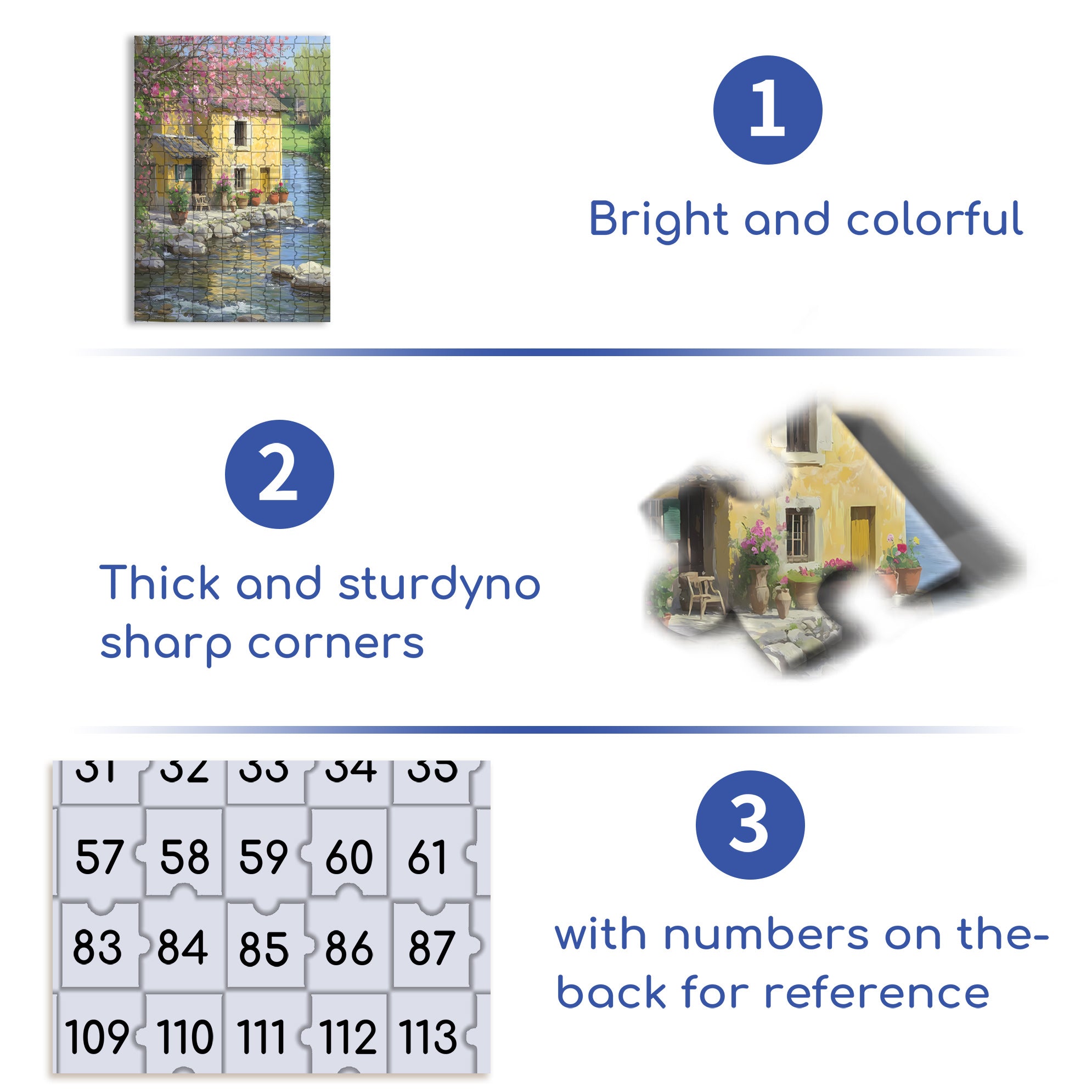 Clear Stream 500pcs/1000pcs Jigsaw Puzzle, Scratch-Resistant, Interactive Family Game & Brain-Boosting DIY Decor, Perfect for Halloween, Christmas & New Year Gifts, Family Puzzle Game