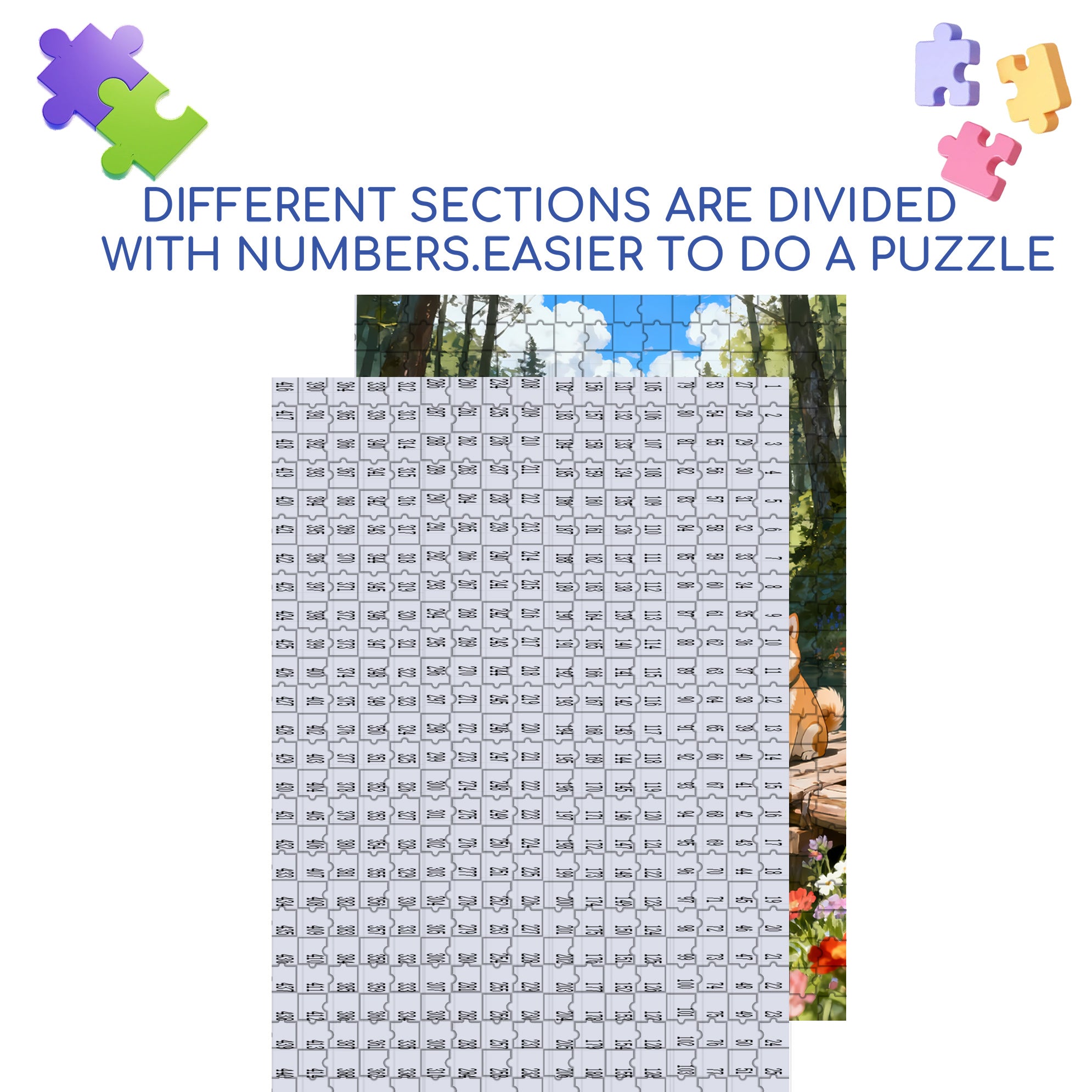 Gap Day 500pcs/1000pcs Jigsaw Puzzle, Scratch-Resistant, Interactive Family Game & Brain-Boosting DIY Decor, Perfect for Halloween, Christmas & New Year Gifts, Family Puzzle Game