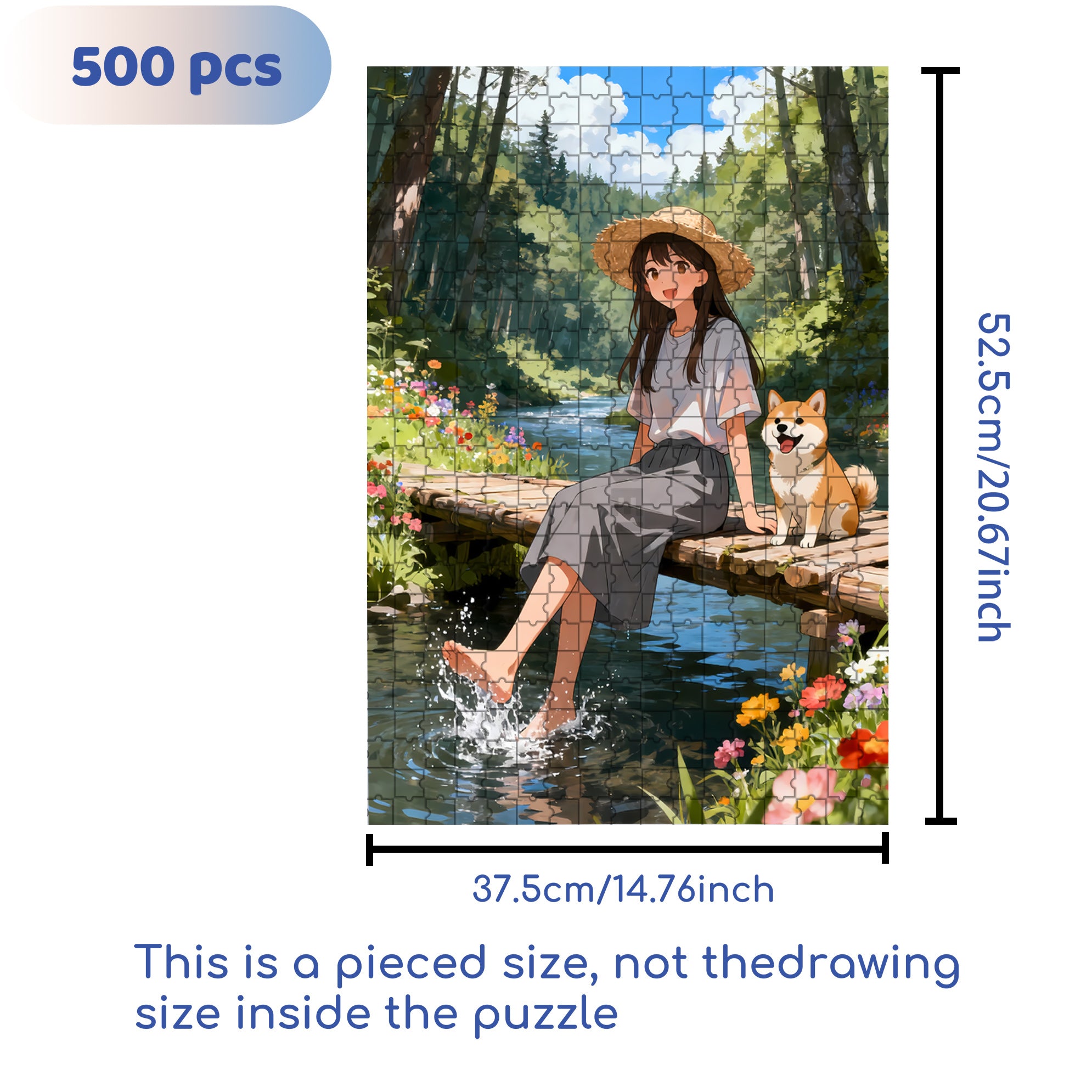 Gap Day 500pcs/1000pcs Jigsaw Puzzle, Scratch-Resistant, Interactive Family Game & Brain-Boosting DIY Decor, Perfect for Halloween, Christmas & New Year Gifts, Family Puzzle Game