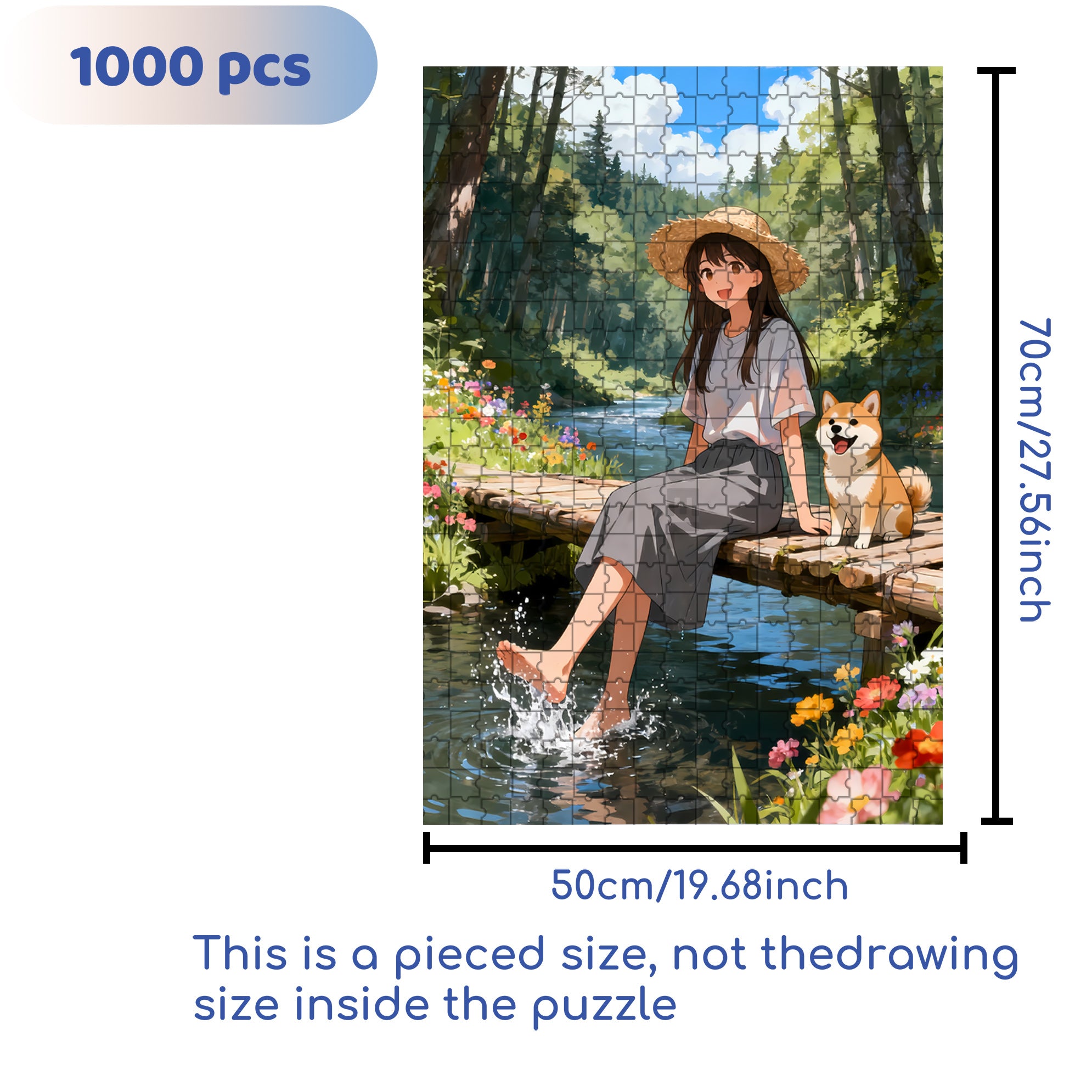 Gap Day 500pcs/1000pcs Jigsaw Puzzle, Scratch-Resistant, Interactive Family Game & Brain-Boosting DIY Decor, Perfect for Halloween, Christmas & New Year Gifts, Family Puzzle Game
