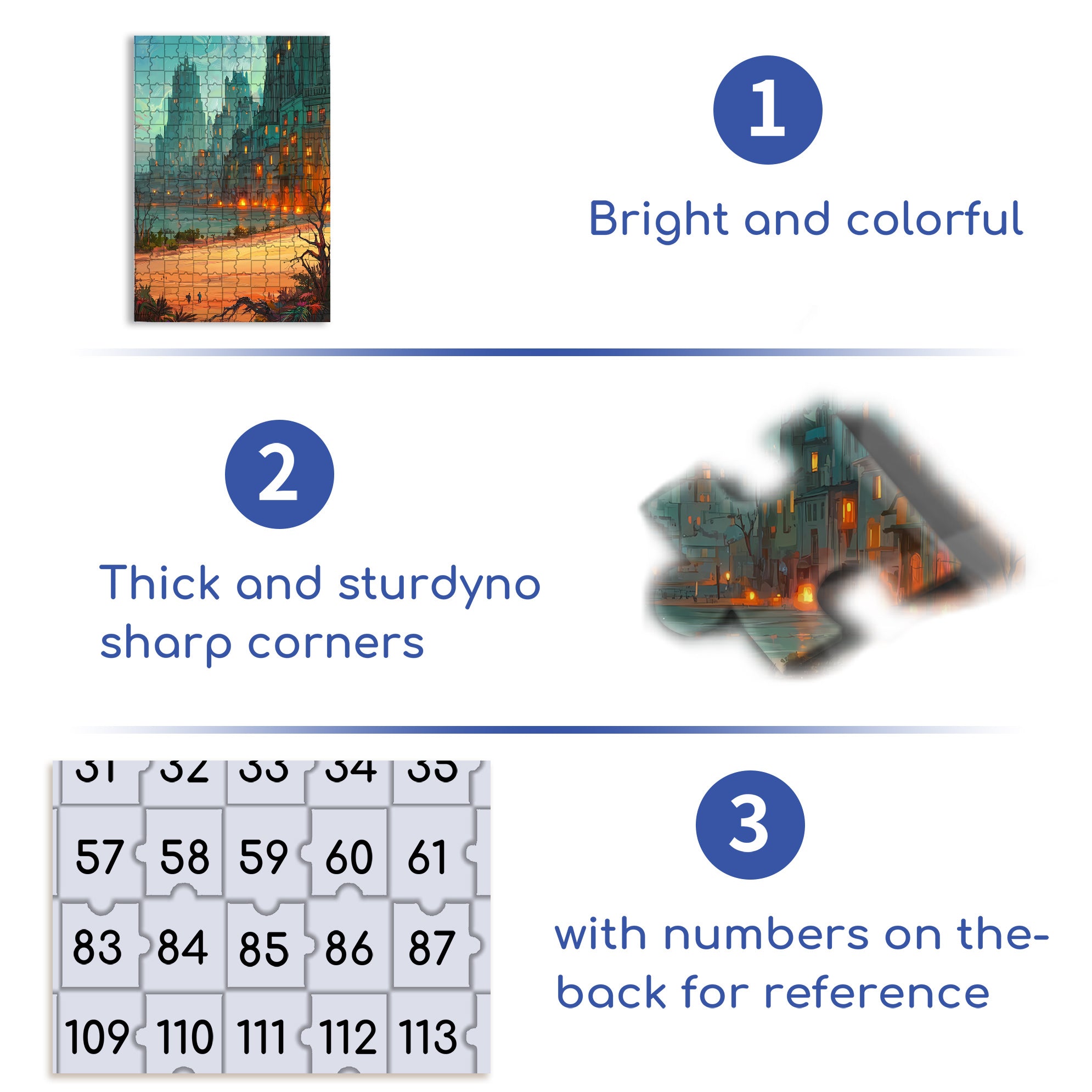 In The Evening 500pcs/1000pcs Jigsaw Puzzle, Scratch-Resistant, Interactive Family Game & Brain-Boosting DIY Decor, Perfect for Halloween, Christmas & New Year Gifts, Family Puzzle Game
