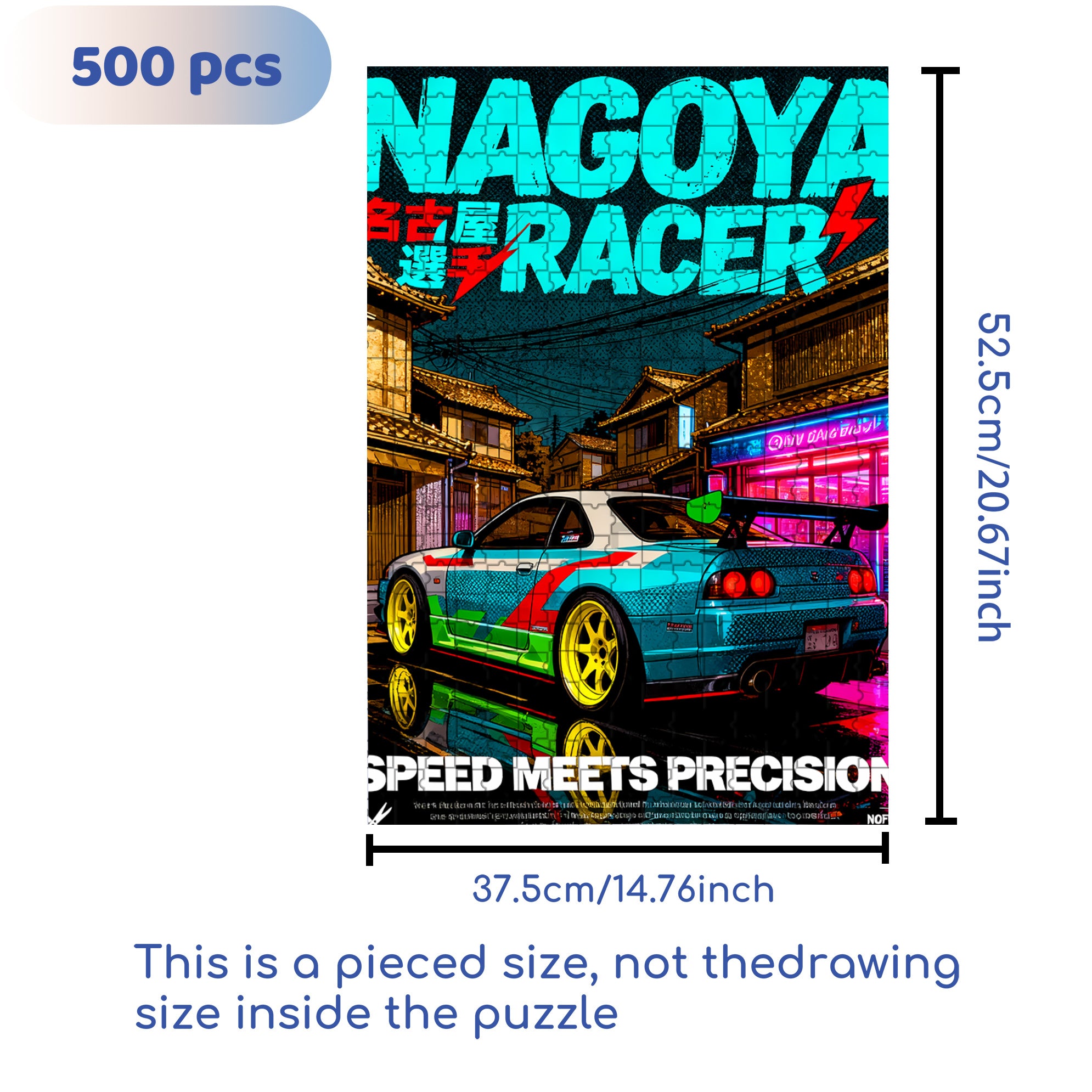 Magazine Cover 500pcs/1000pcs Jigsaw Puzzle, Scratch-Resistant, Interactive Family Game & Brain-Boosting DIY Decor, Perfect for Halloween, Christmas & New Year Gifts, Family Puzzle Game