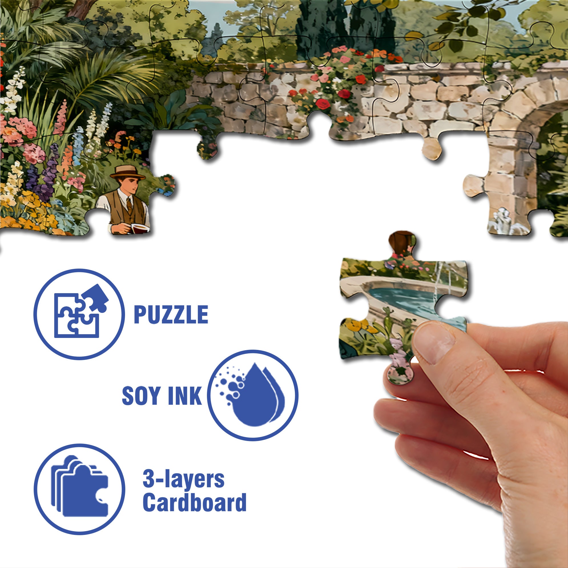 Making A Movie 500pcs/1000pcs Jigsaw Puzzle, Scratch-Resistant, Interactive Family Game & Brain-Boosting DIY Decor, Perfect for Halloween, Christmas & New Year Gifts, Family Puzzle Game