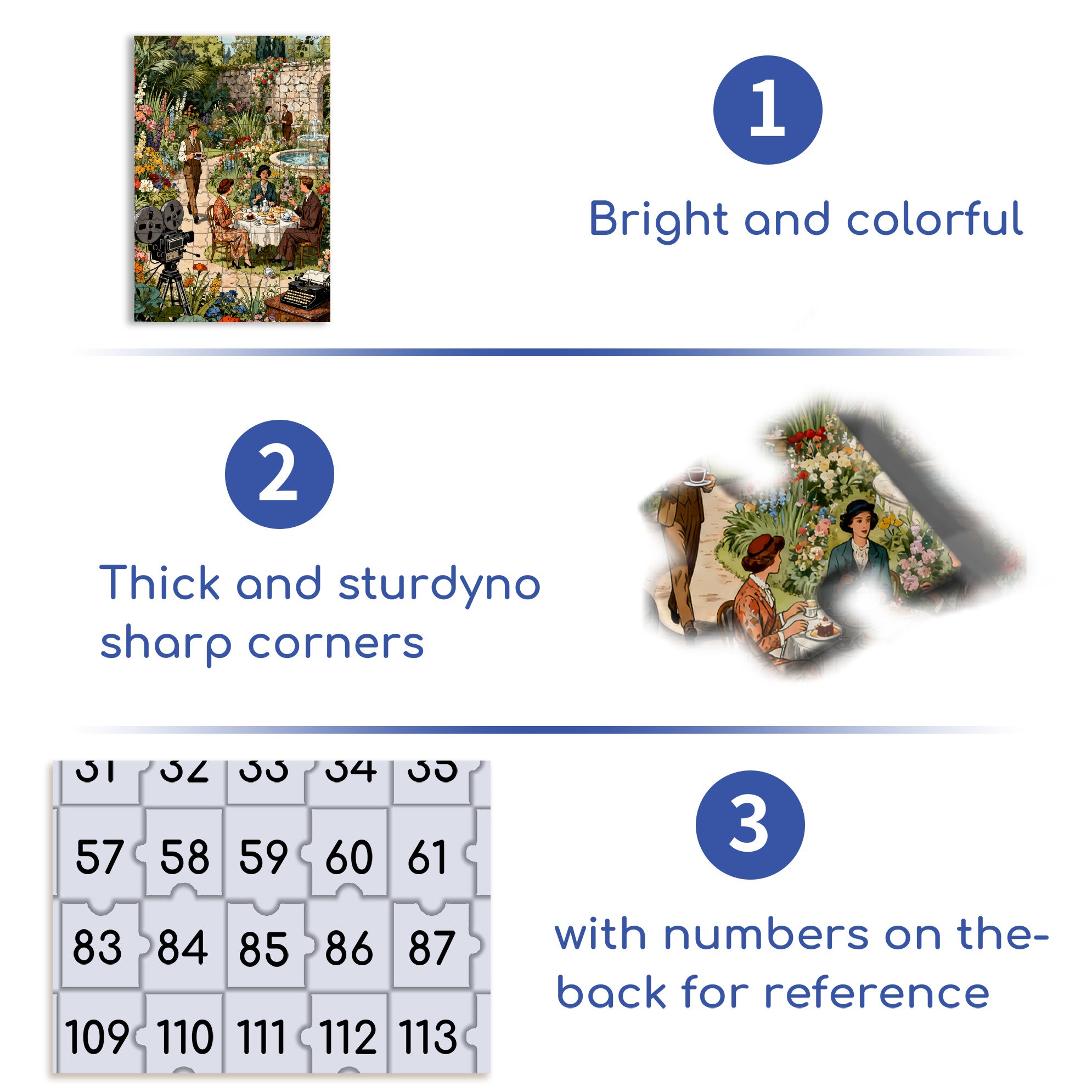 Making A Movie 500pcs/1000pcs Jigsaw Puzzle, Scratch-Resistant, Interactive Family Game & Brain-Boosting DIY Decor, Perfect for Halloween, Christmas & New Year Gifts, Family Puzzle Game