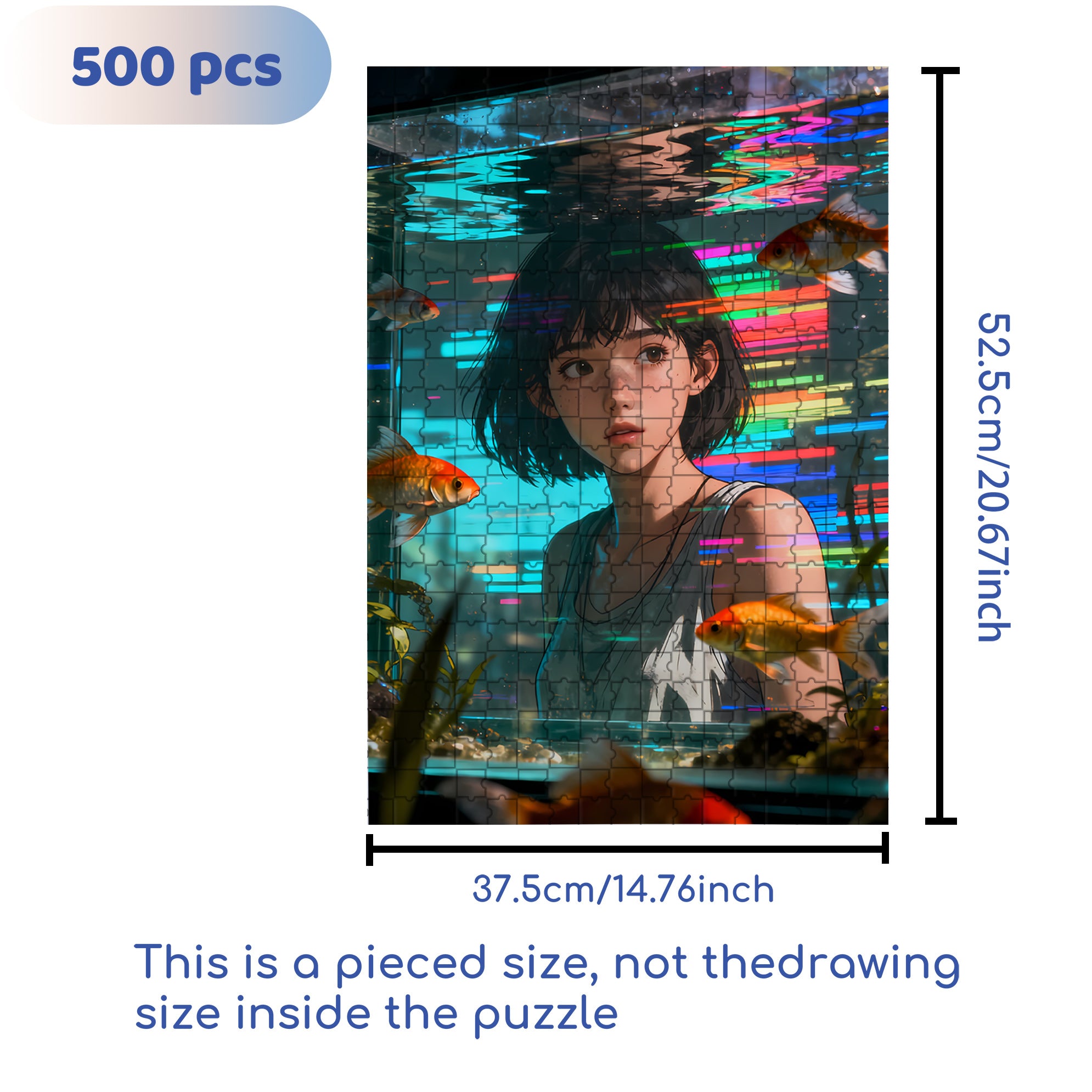 Penetration 500pcs/1000pcs Jigsaw Puzzle, Scratch-Resistant, Interactive Family Game & Brain-Boosting DIY Decor, Perfect for Halloween, Christmas & New Year Gifts, Family Puzzle Game