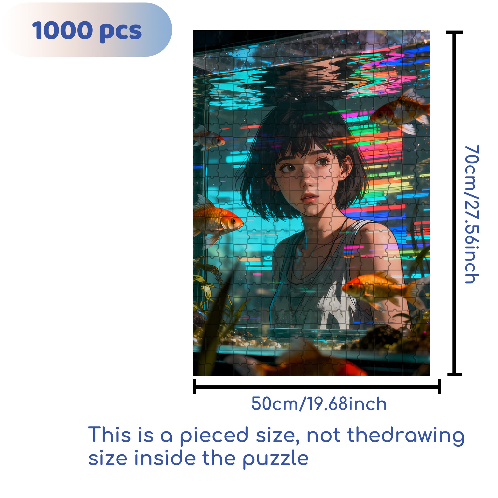 Penetration 500pcs/1000pcs Jigsaw Puzzle, Scratch-Resistant, Interactive Family Game & Brain-Boosting DIY Decor, Perfect for Halloween, Christmas & New Year Gifts, Family Puzzle Game