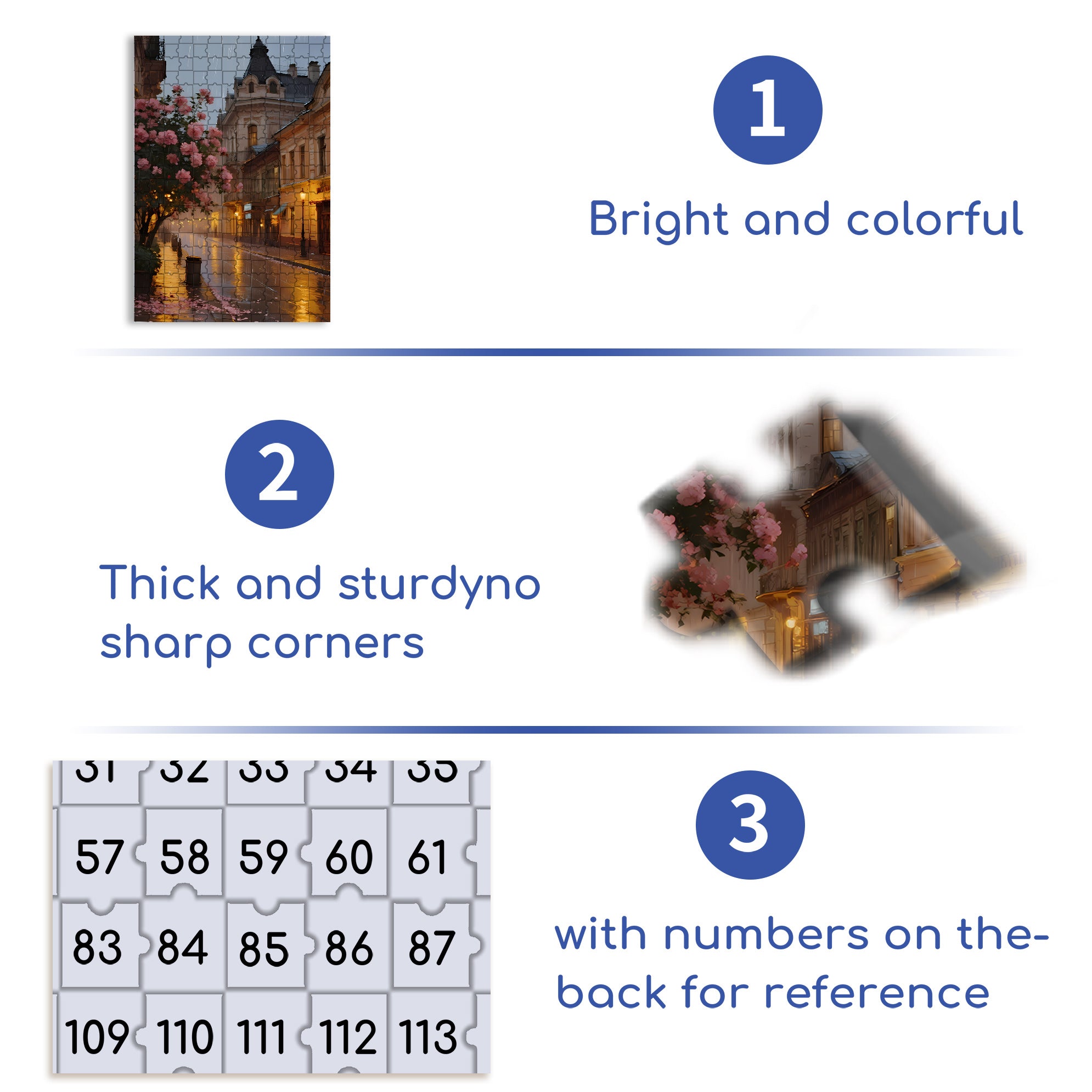 Walking In The Rain 500pcs/1000pcs Jigsaw Puzzle, Scratch-Resistant, Interactive Family Game & Brain-Boosting DIY Decor, Perfect for Halloween, Christmas & New Year Gifts, Family Puzzle Game