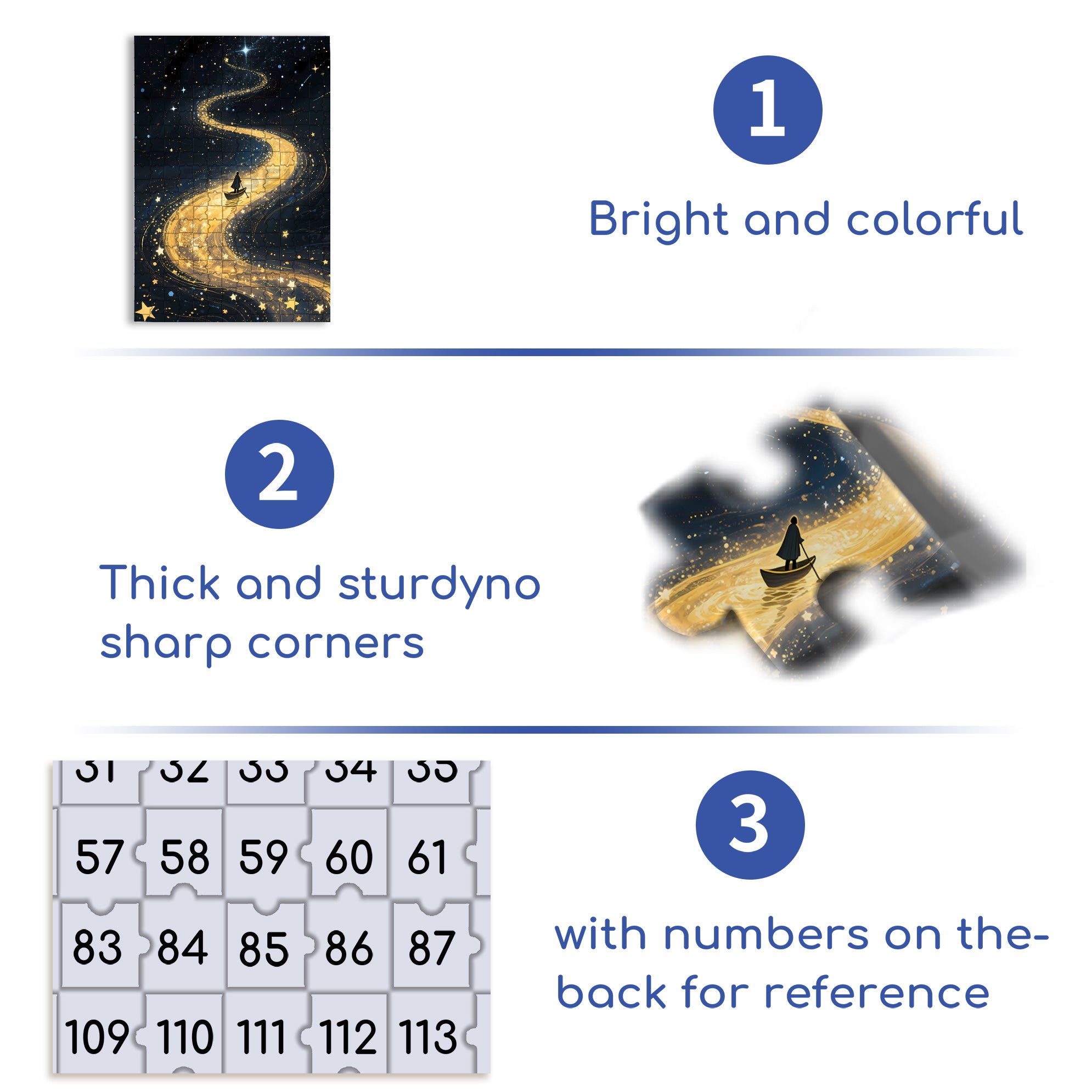 A Sky Full Of Stars 500pcs/1000pcs Jigsaw Puzzle, Scratch-Resistant, Interactive Family Game & Brain-Boosting DIY Decor, Perfect for Halloween, Christmas & New Year Gifts, Family Puzzle Game