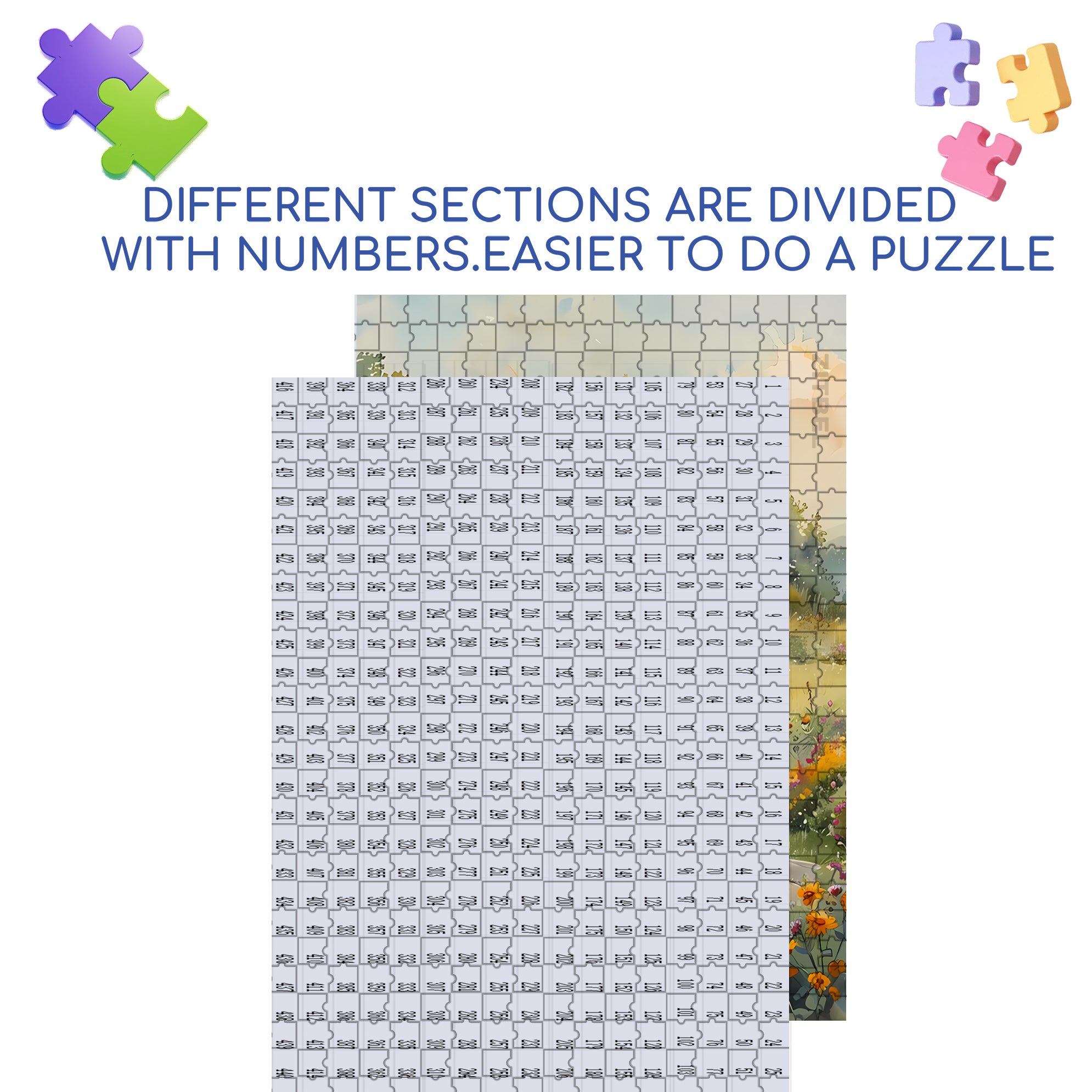 Country House 2 500pcs/1000pcs Jigsaw Puzzle, Scratch-Resistant, Interactive Family Game & Brain-Boosting DIY Decor, Perfect for Halloween, Christmas & New Year Gifts, Family Puzzle Game