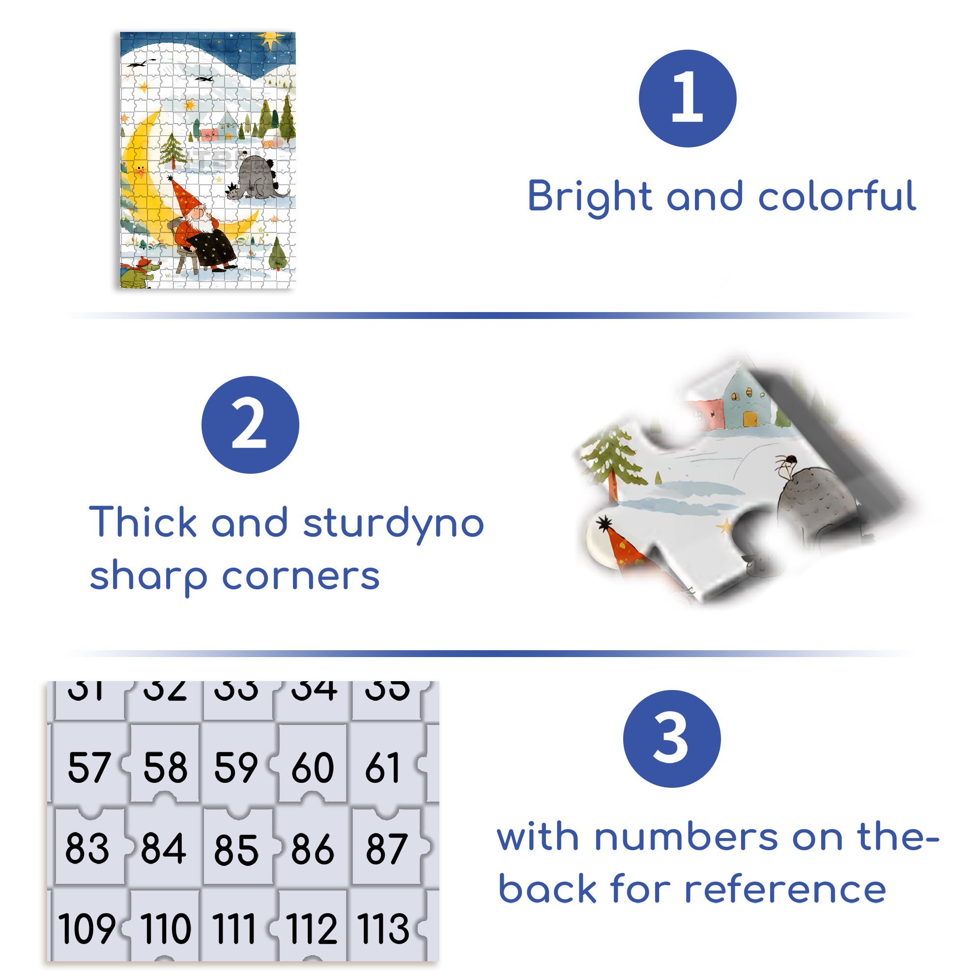 Fantasy Fairy Tale 500pcs/1000pcs Jigsaw Puzzle, Scratch-Resistant, Interactive Family Game & Brain-Boosting DIY Decor, Perfect for Halloween, Christmas & New Year Gifts, Family Puzzle Game