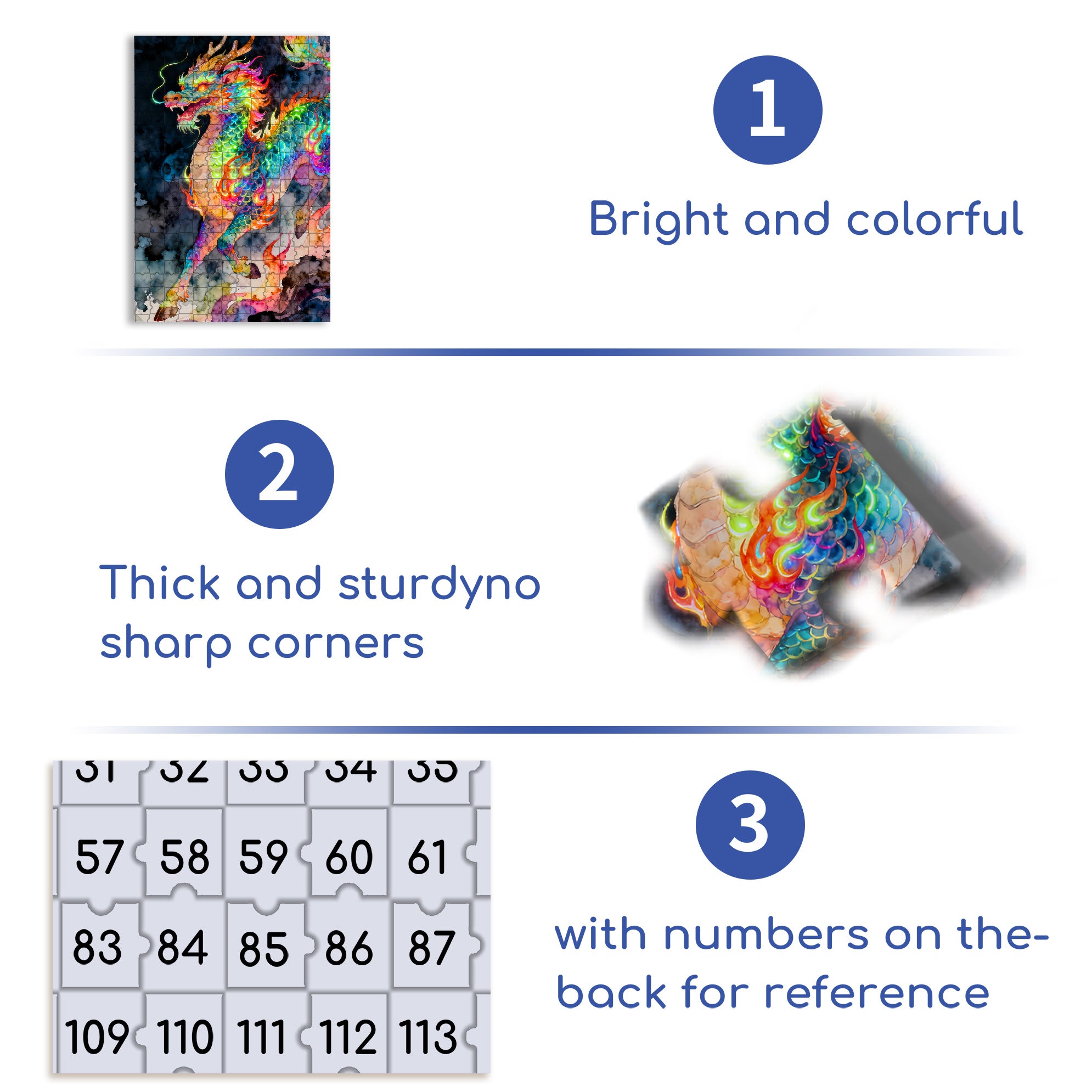 Qilin 500pcs/1000pcs Jigsaw Puzzle, Scratch-Resistant, Interactive Family Game & Brain-Boosting DIY Decor, Perfect for Halloween, Christmas & New Year Gifts, Family Puzzle Game