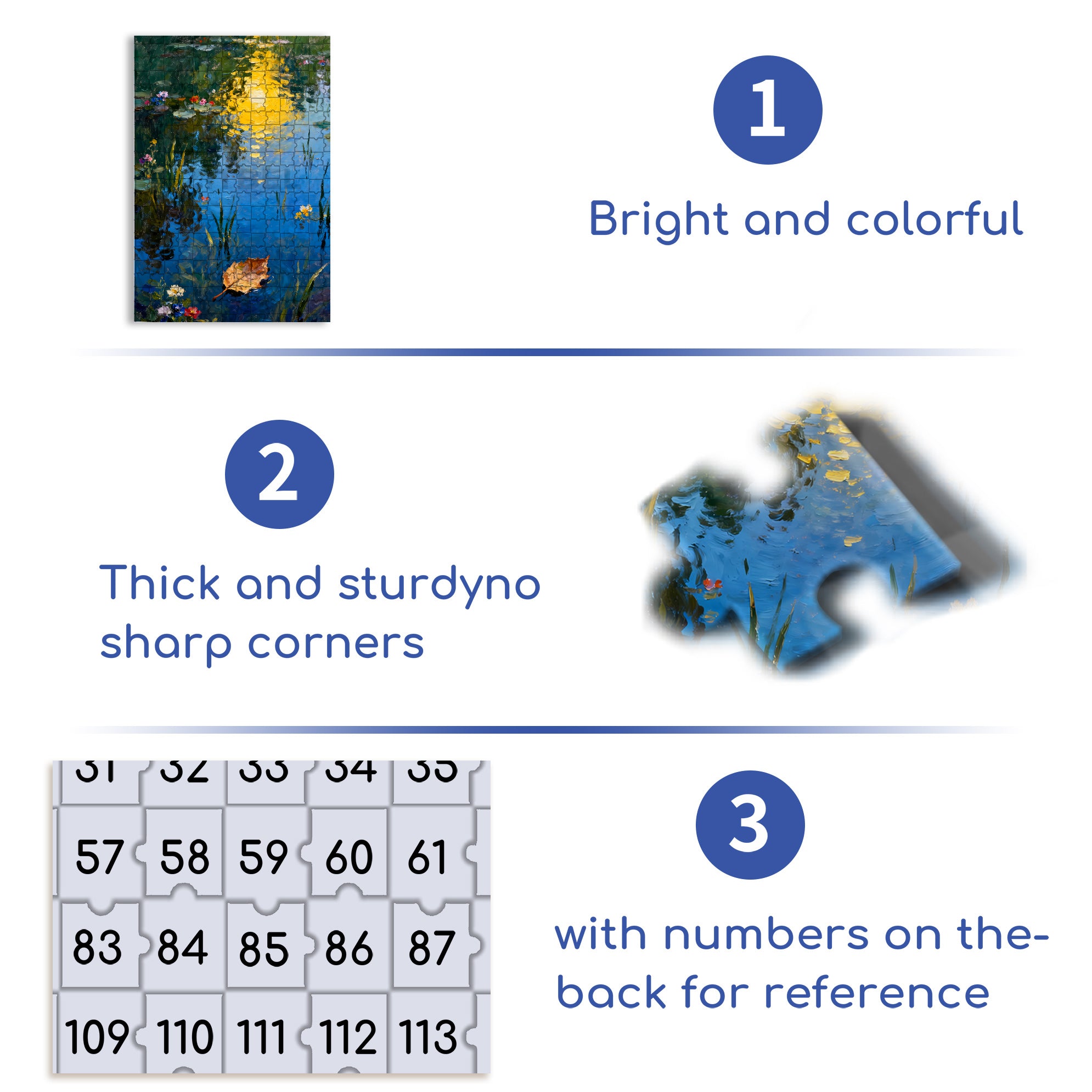 Ripple 500pcs/1000pcs Jigsaw Puzzle, Scratch-Resistant, Interactive Family Game & Brain-Boosting DIY Decor, Perfect for Halloween, Christmas & New Year Gifts, Family Puzzle Game